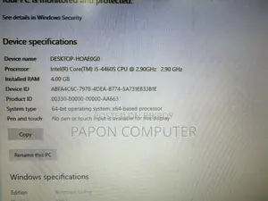 Desktop Computer 4GB Intel Core i5 SSD 128GB
