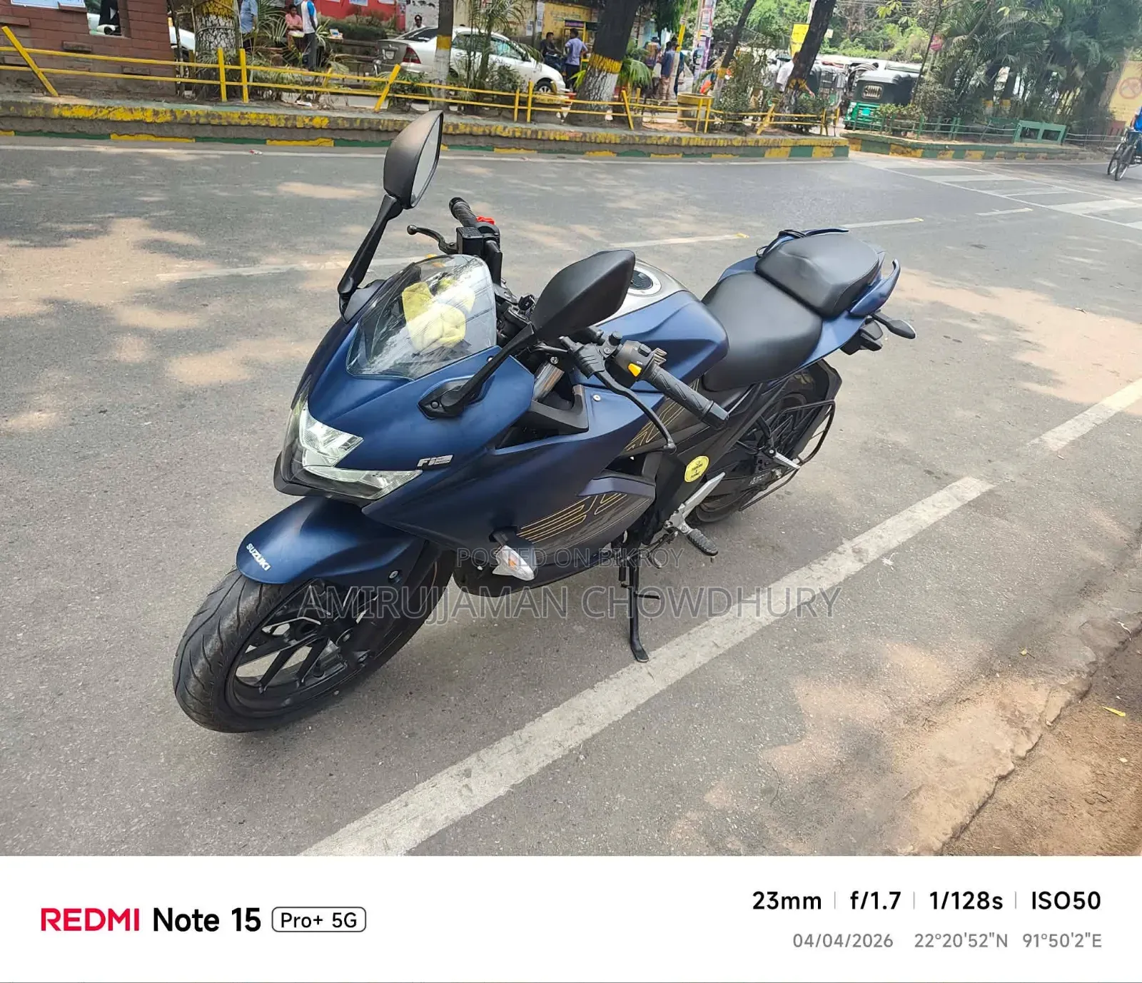 Suzuki Gixxer SF 2025 Blue