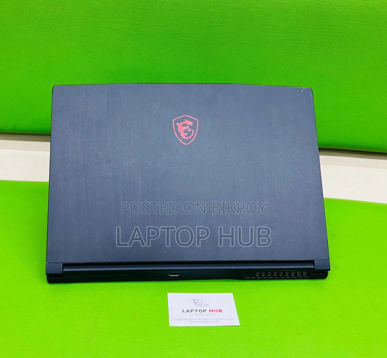 Laptop MSI GF63 8GB Intel Core I5 HDD+SSD 256GB