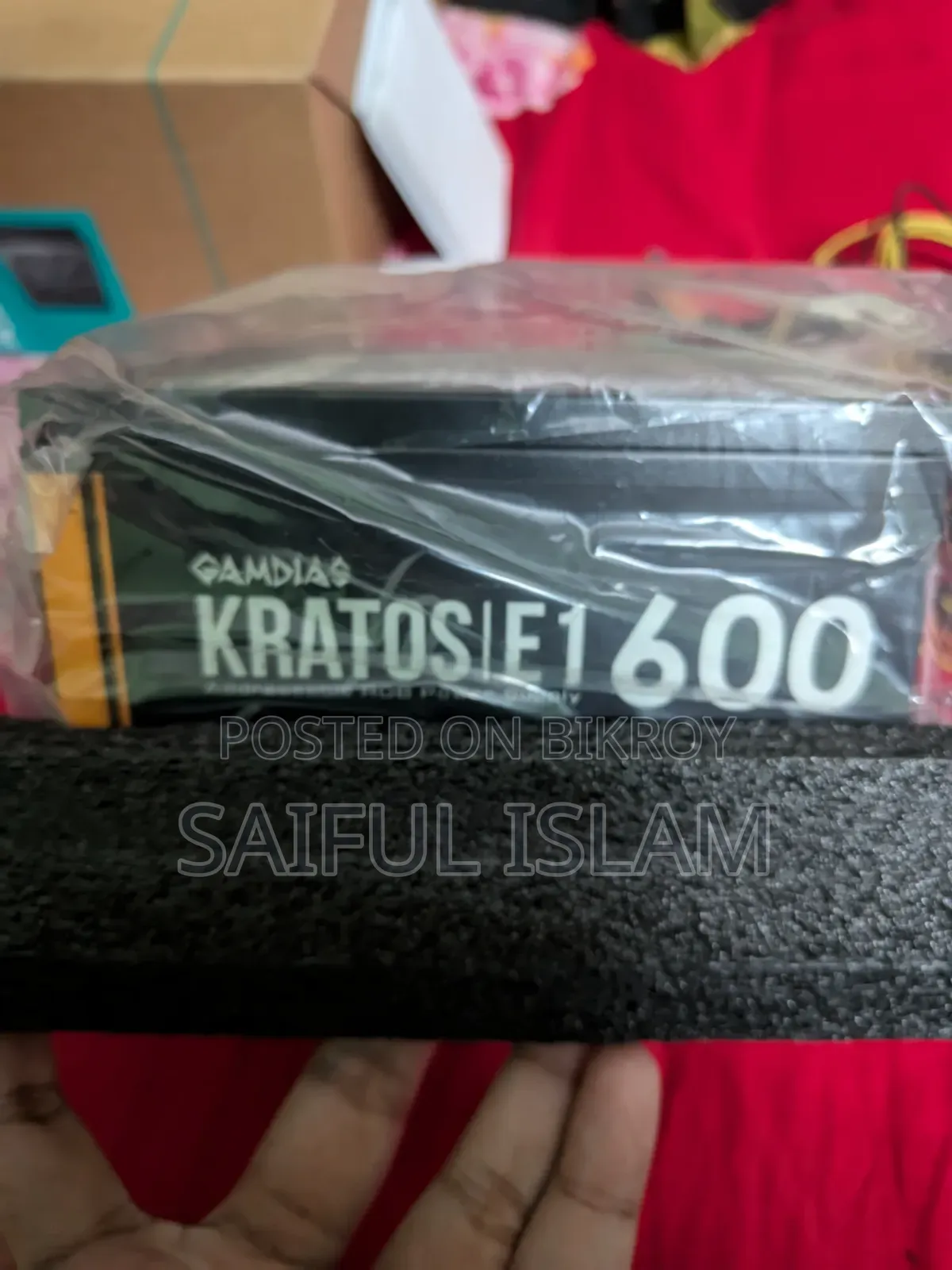 Gamdias Kratos E1-600w RGB Power Supply