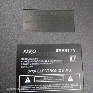 A TV for sale.