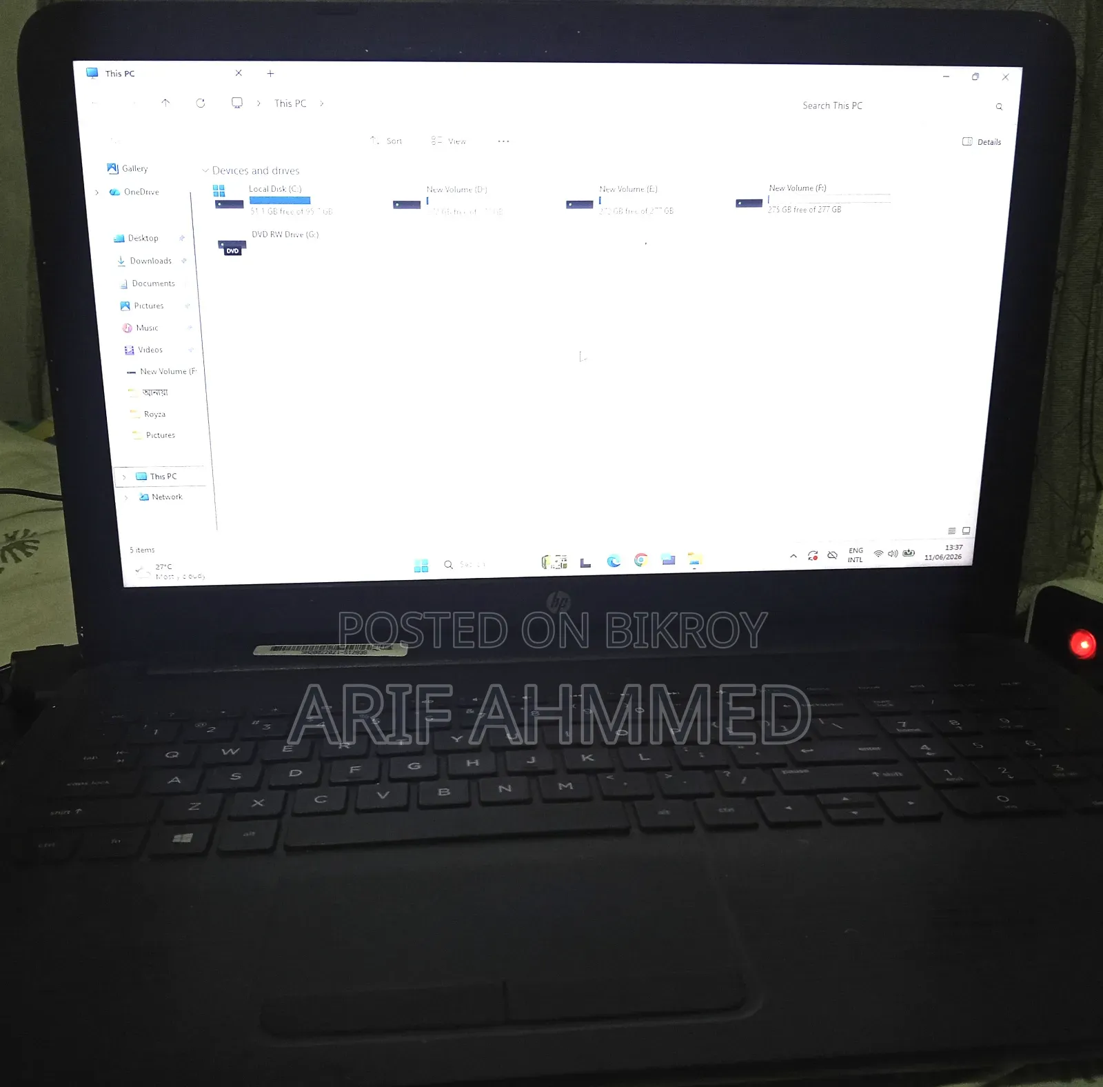 Laptop HP 4GB Intel Core i5 HDD 1T