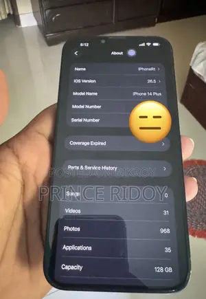 Apple iPhone 14 Plus 128 GB Black
