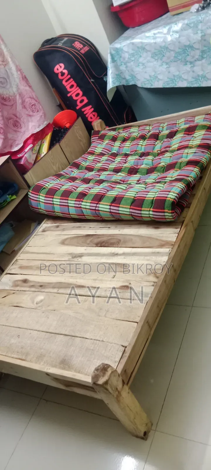 Bed with Mattress