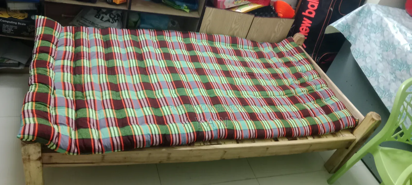 Bed with Mattress