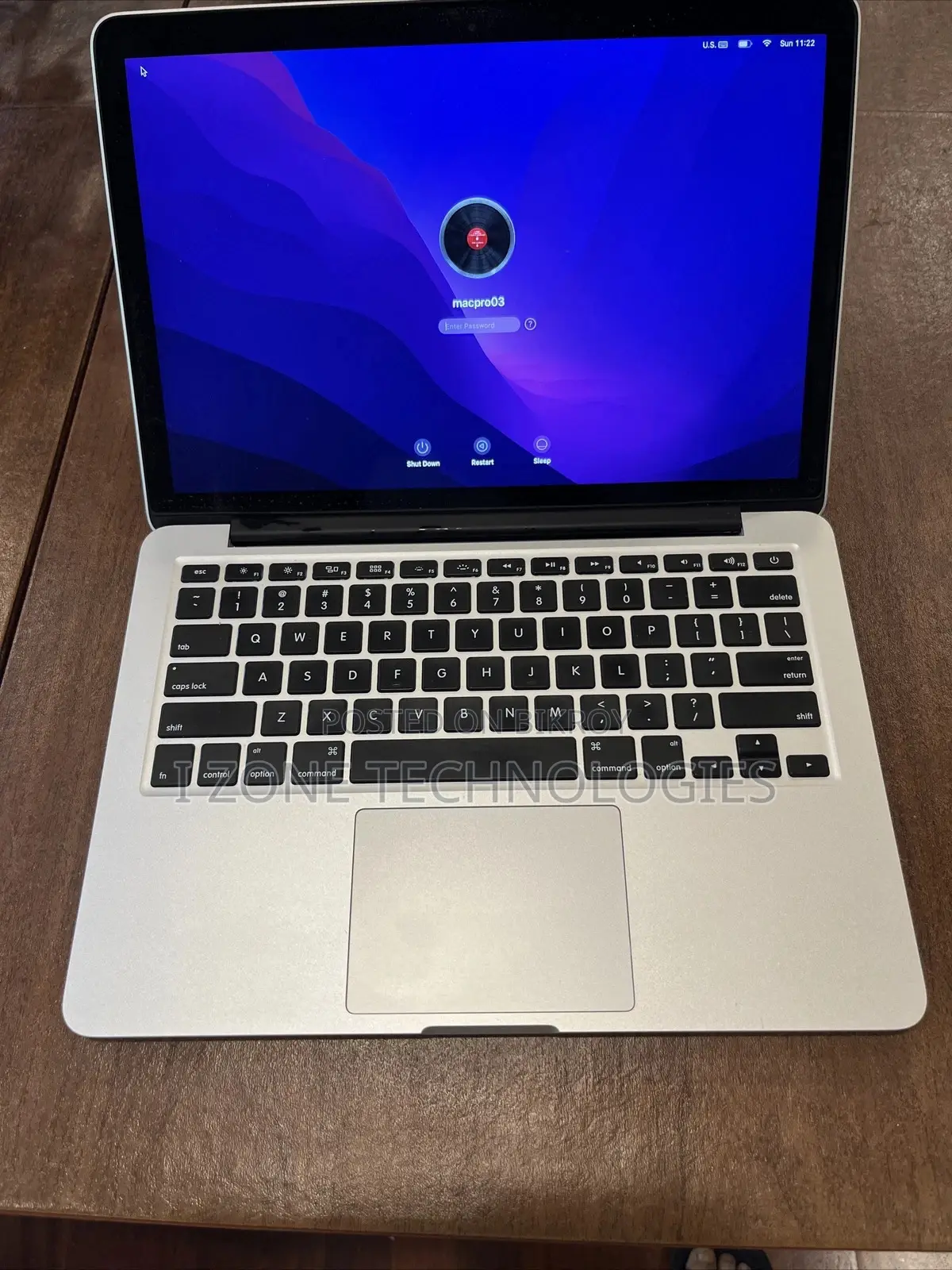 Laptop Apple MacBook Pro 16GB Intel Core i7 SSD 512GB
