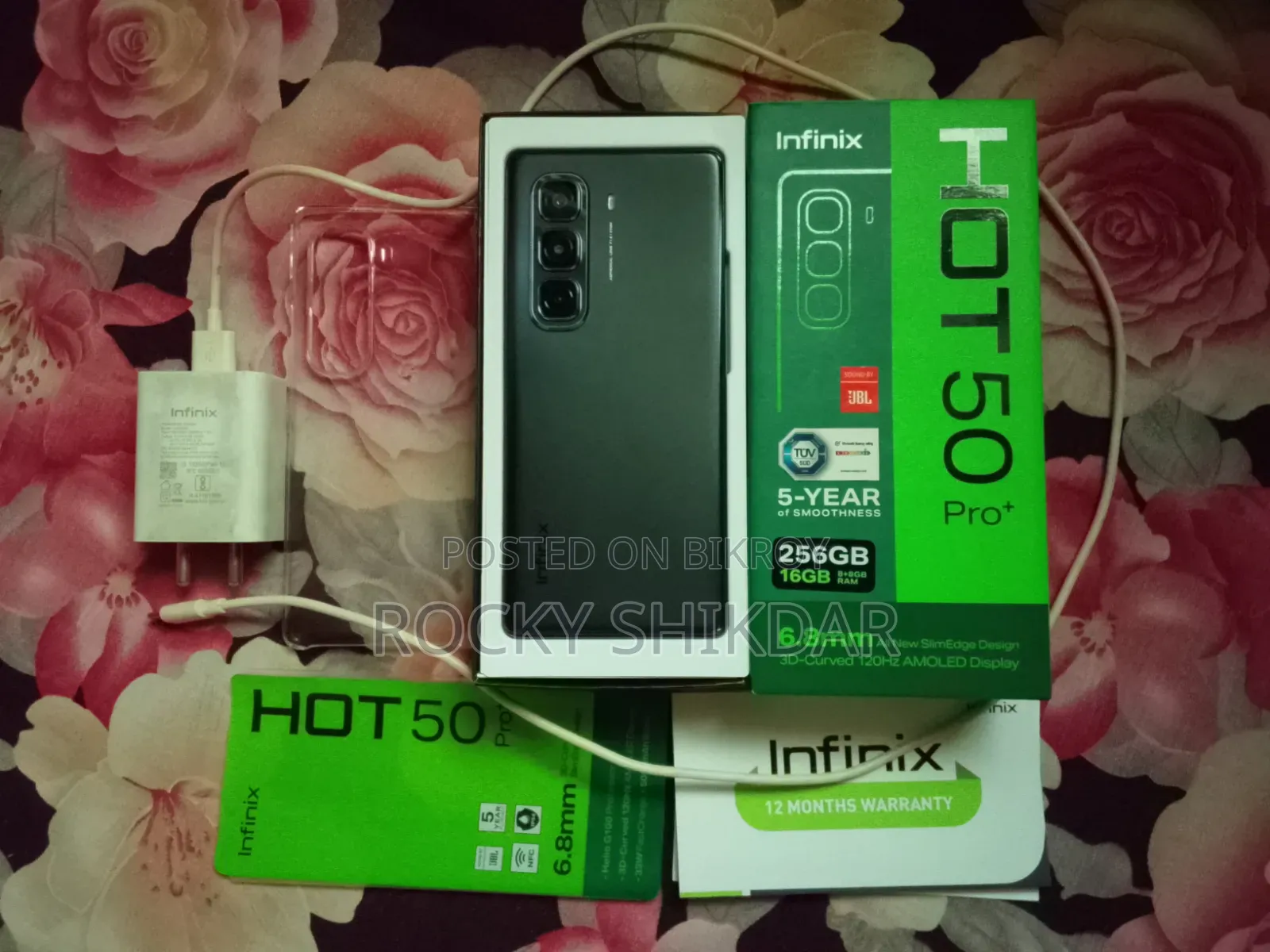 Infinix Hot 50 Pro+ 4G 256 GB Black