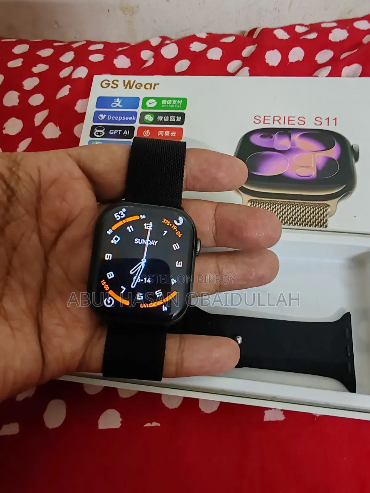 Gs Wear Series S11 Premium Smartwatch (Model: F1680)