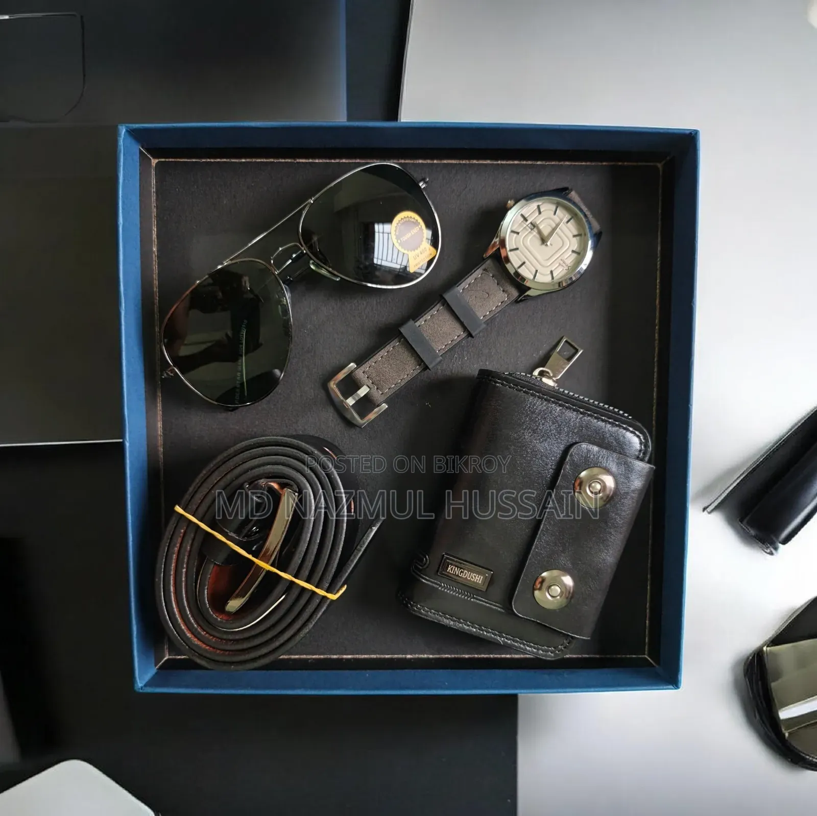 Watch, Sunglasses, Belt Wallet Combo | Premium Quality