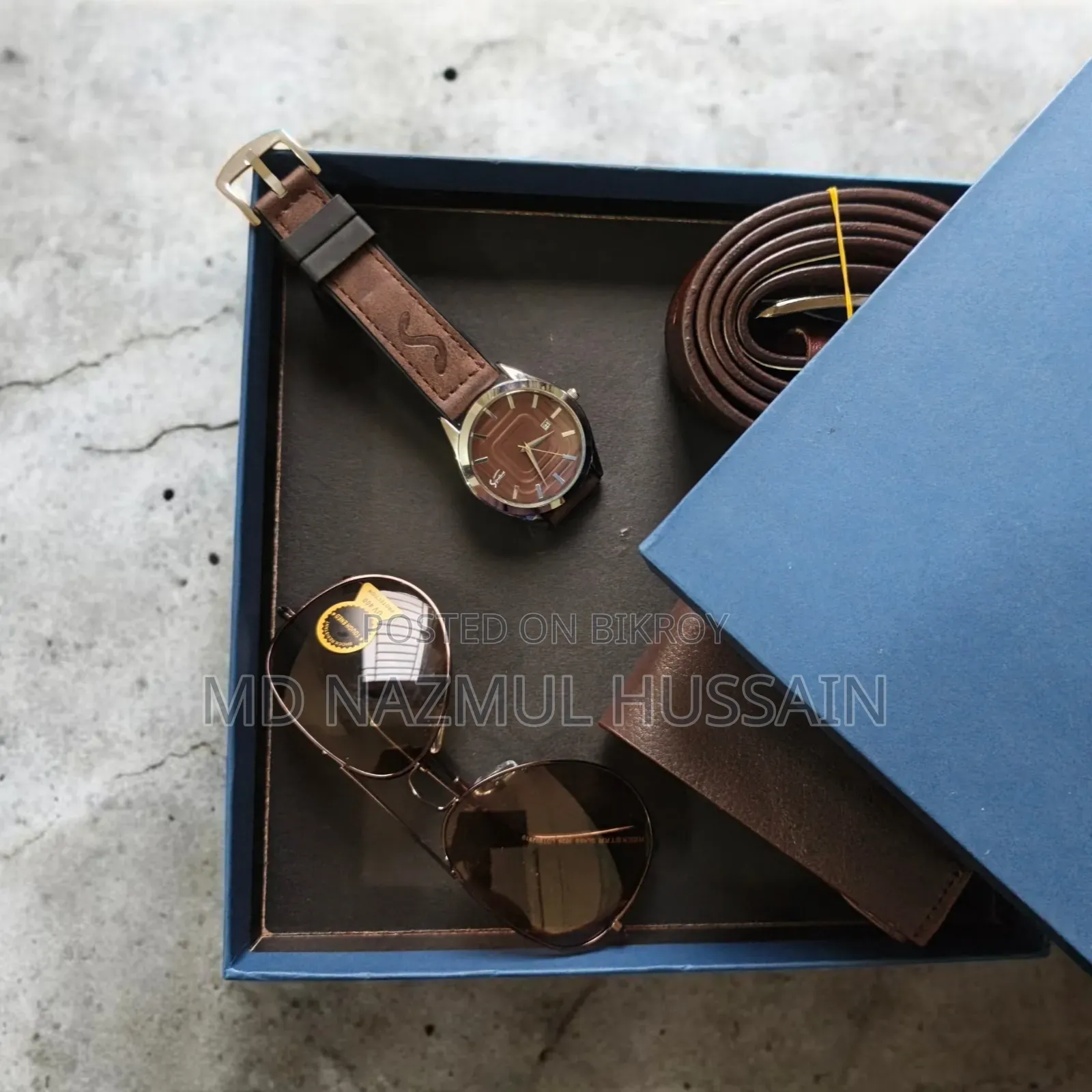Watch, Sunglasses, Belt Wallet Combo | Premium Quality