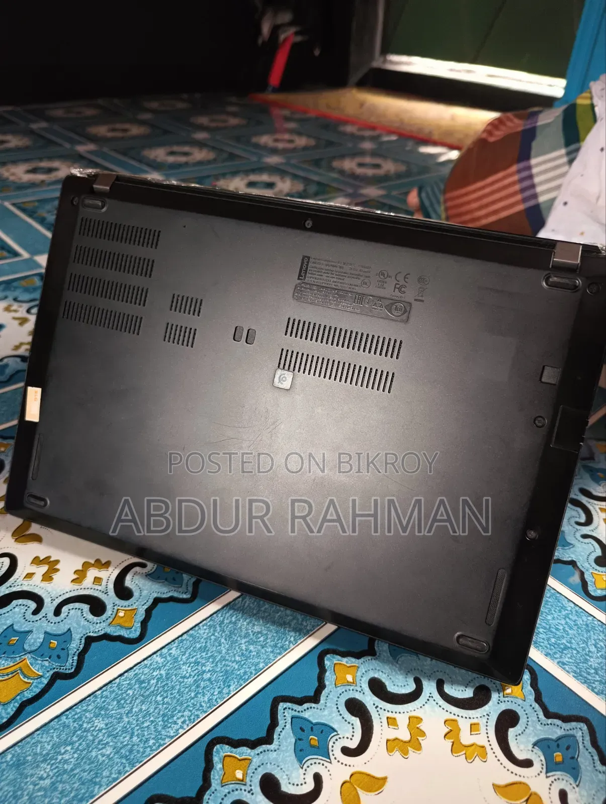 ল্যাপটপ লেনোভো থিংকপ্যাড টি৪৮০এস ৮জিবি ইন্টেল কোর আই৫ এসএসডি ২৫৬জিবি