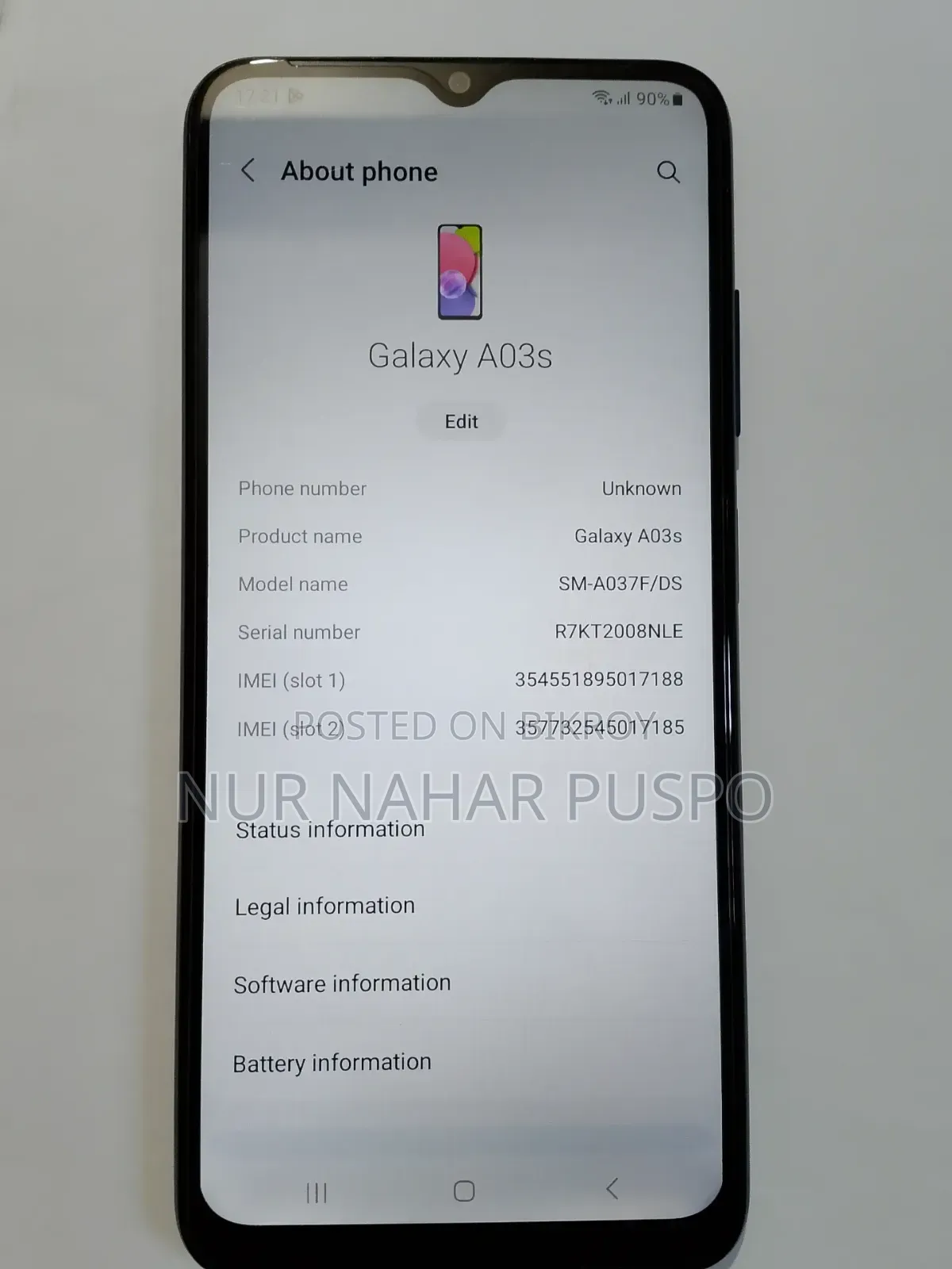 Samsung Galaxy A03s 64 GB