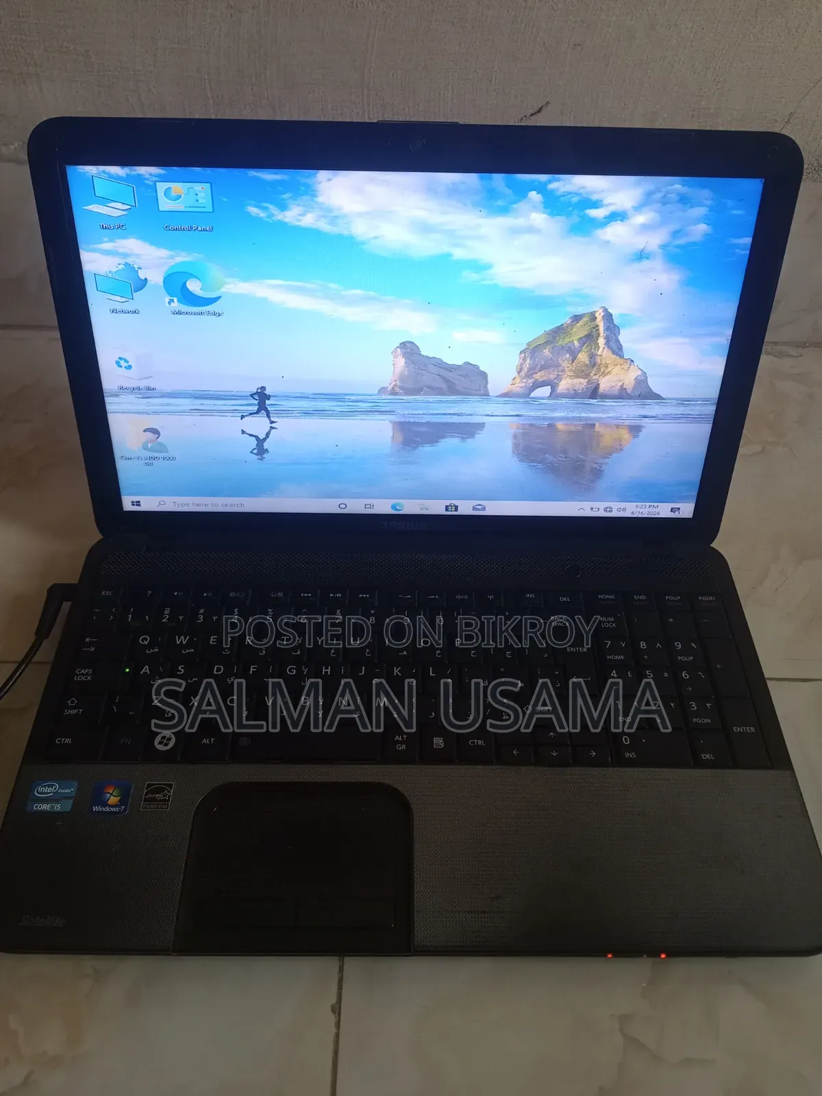 Laptop Toshiba Satellite C850 4GB Intel Core i5 HDD+SSD 1T