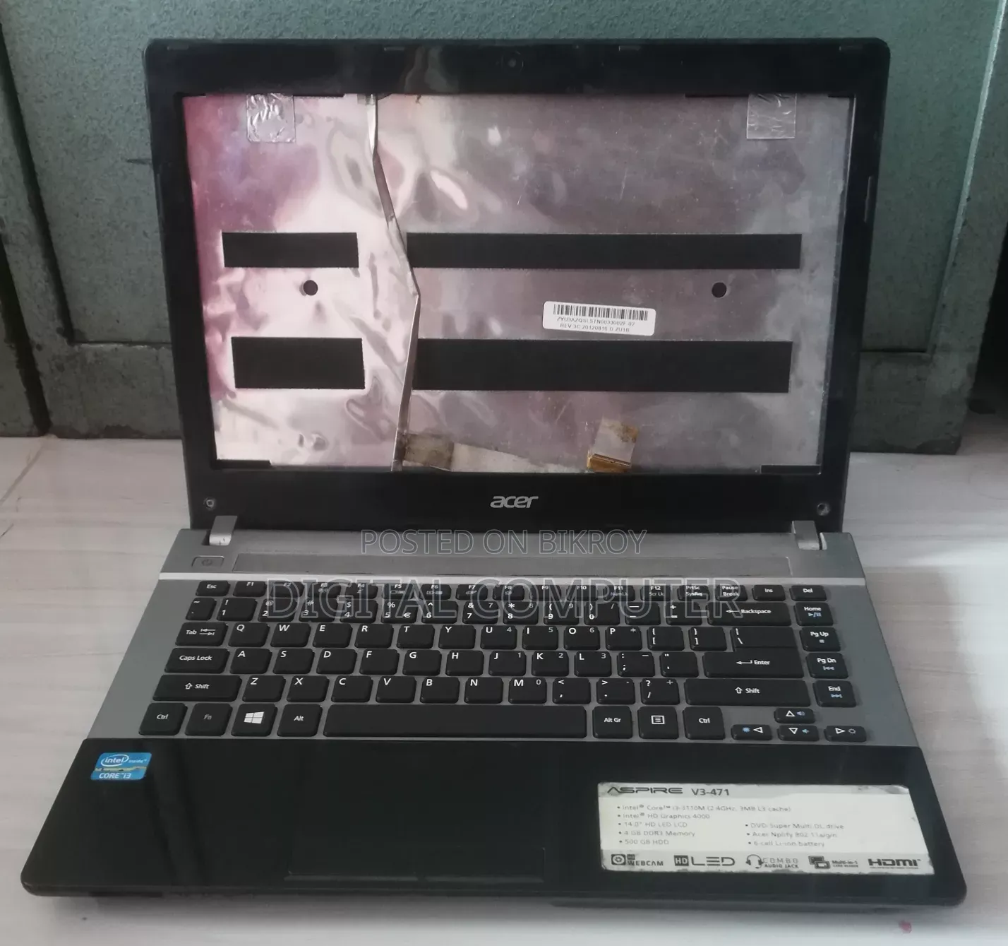 Laptop Casing Acer V3-471