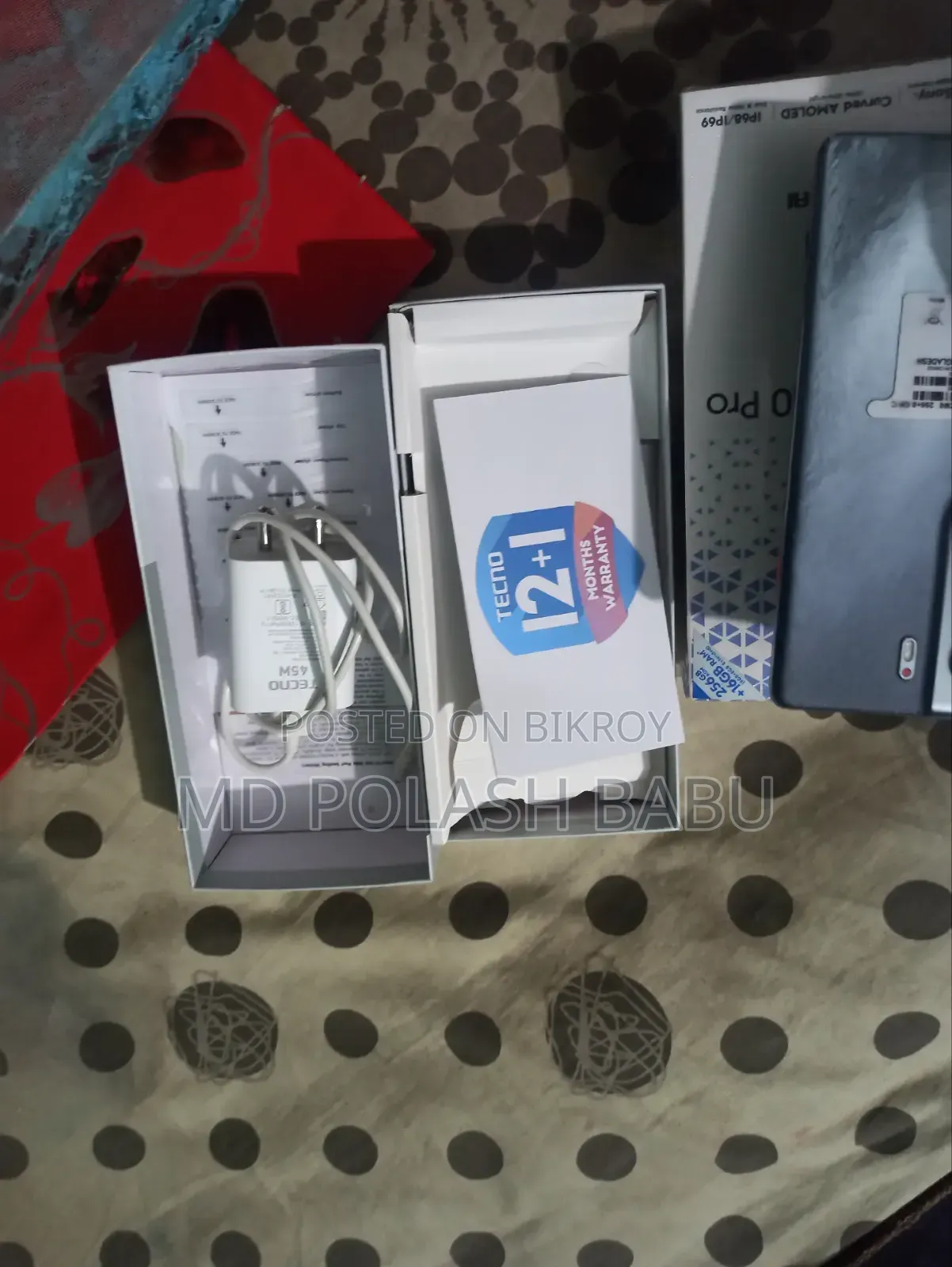 Tecno Camon 40 Pro 4G 256 GB Silver