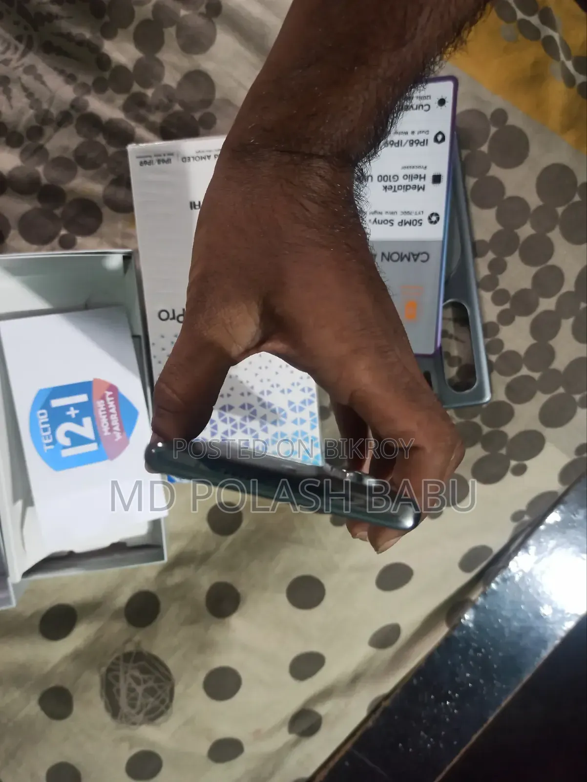 Tecno Camon 40 Pro 4G 256 GB Silver