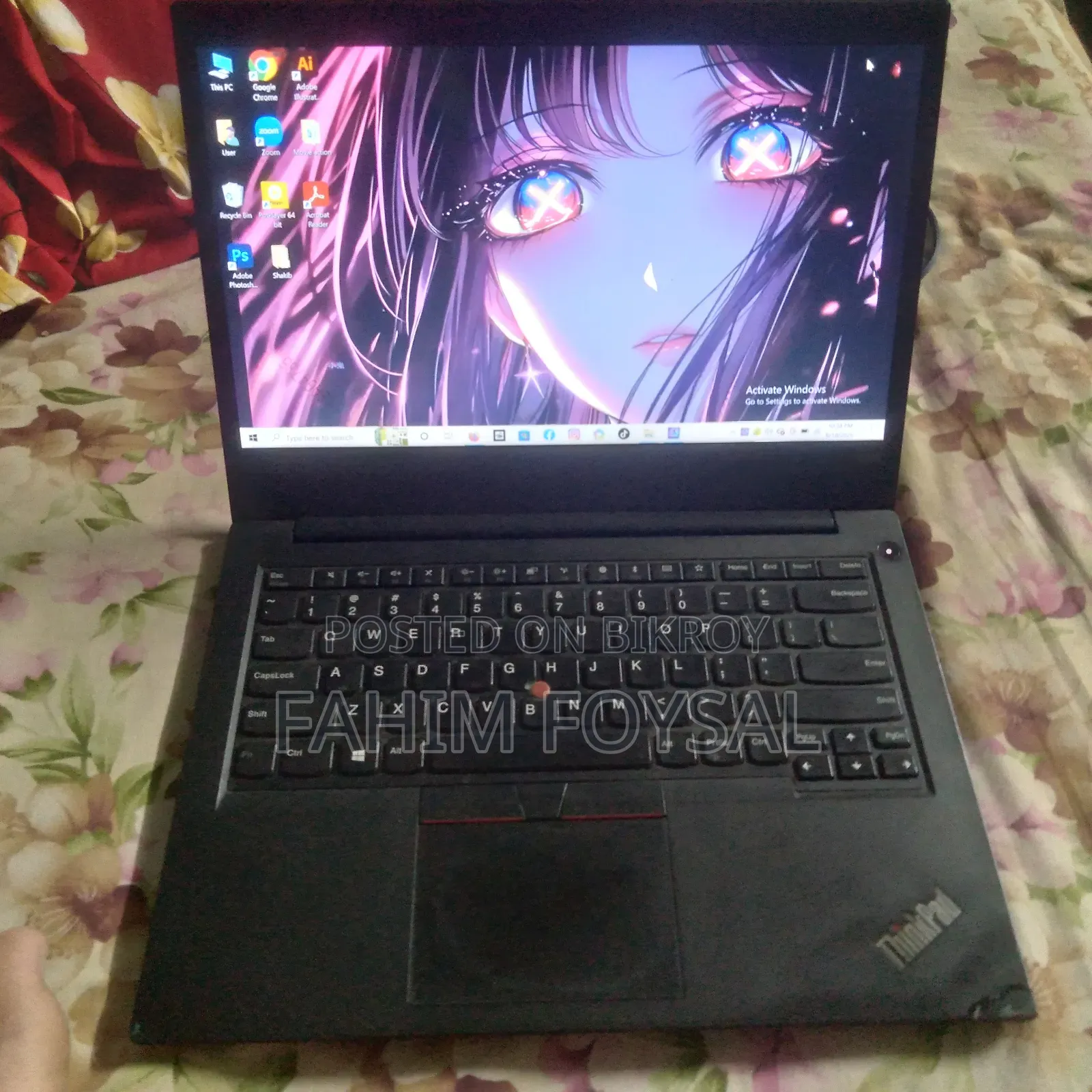 Laptop Lenovo ThinkPad E480 8GB Intel Core i5 HDD+SSD 256GB