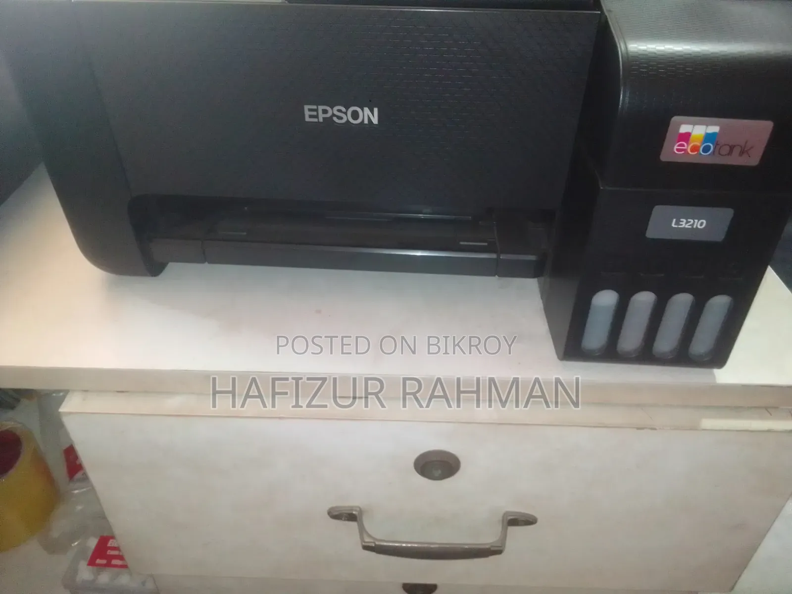 Epson Printer Scanner L3210 for sale. Used for 4 months