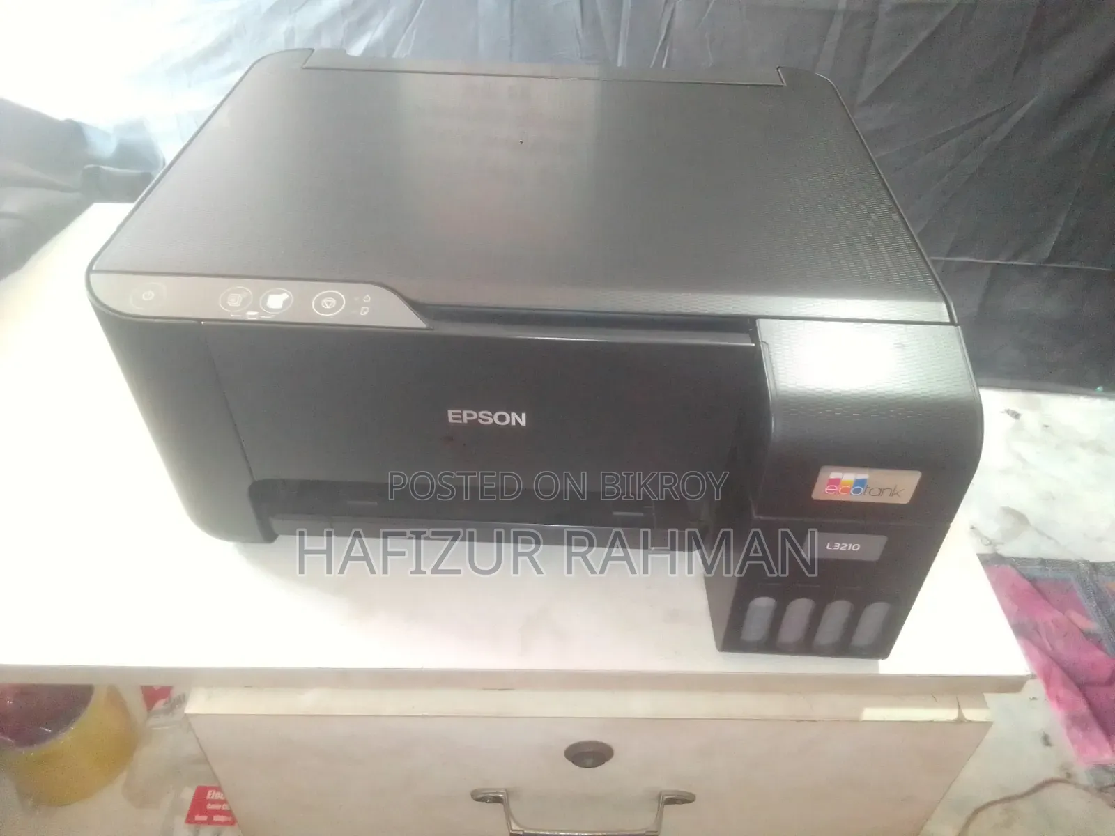 Epson Printer Scanner L3210 for sale. Used for 4 months