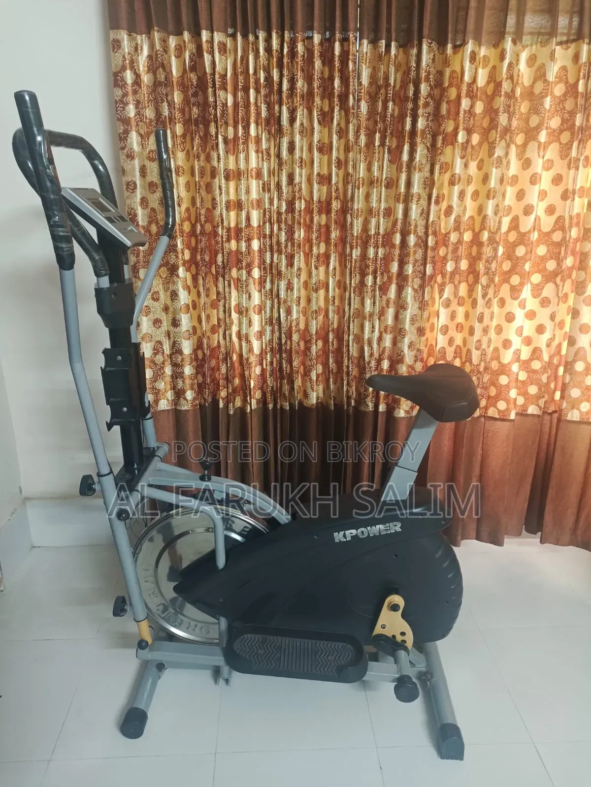 Kpower 2-in-1 Orbitrac Exercise Bike (Cycle + Cross Trainer)