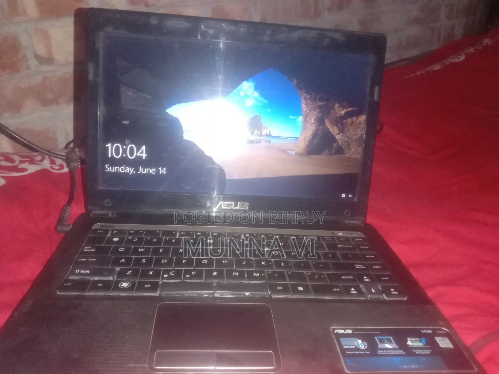 Laptop Asus K43U 4GB Intel Core I3 HDD 500GB