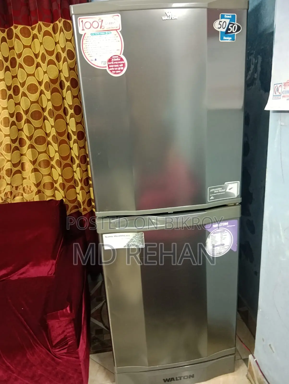 Brand: Walton Type: Top Freezer Double Door Refrigerator