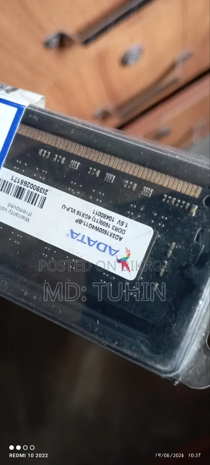 Adata Ddr3 1600mgh