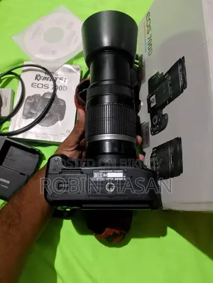 Canon 700d DSLR Camera With 55-250mm IS Zoom Lens