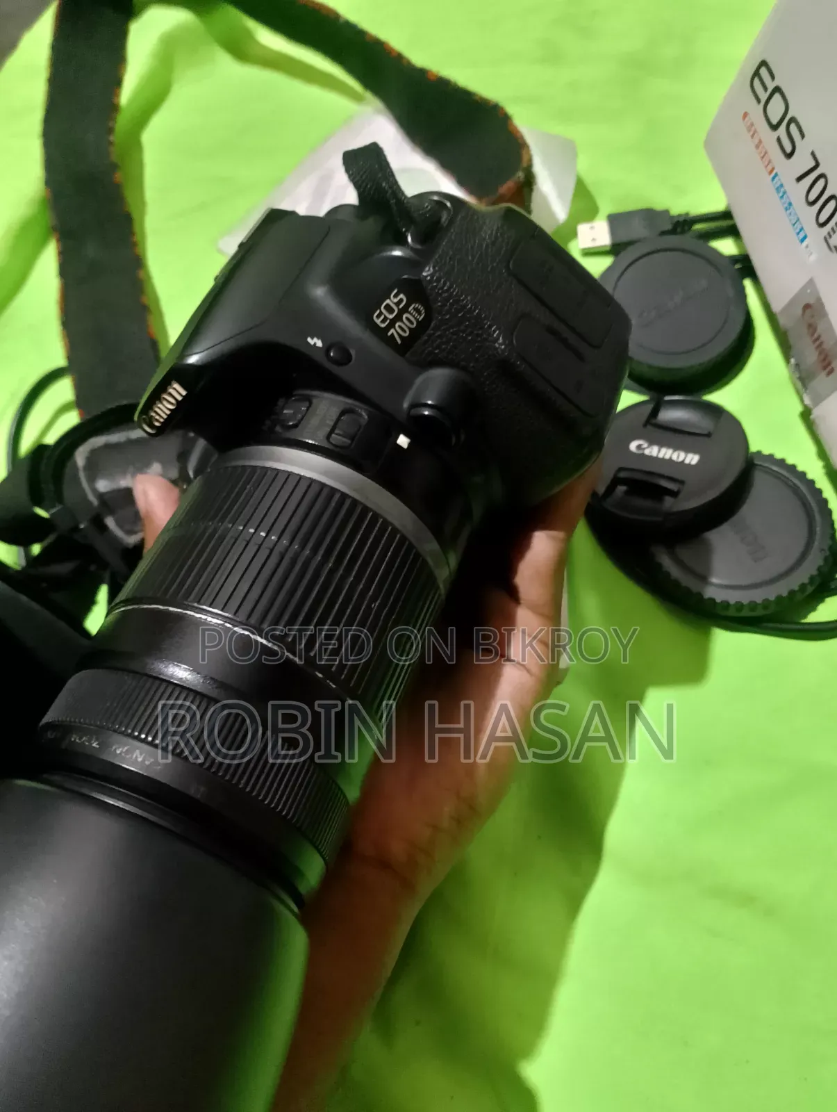 Canon 700d DSLR Camera With 55-250mm IS Zoom Lens