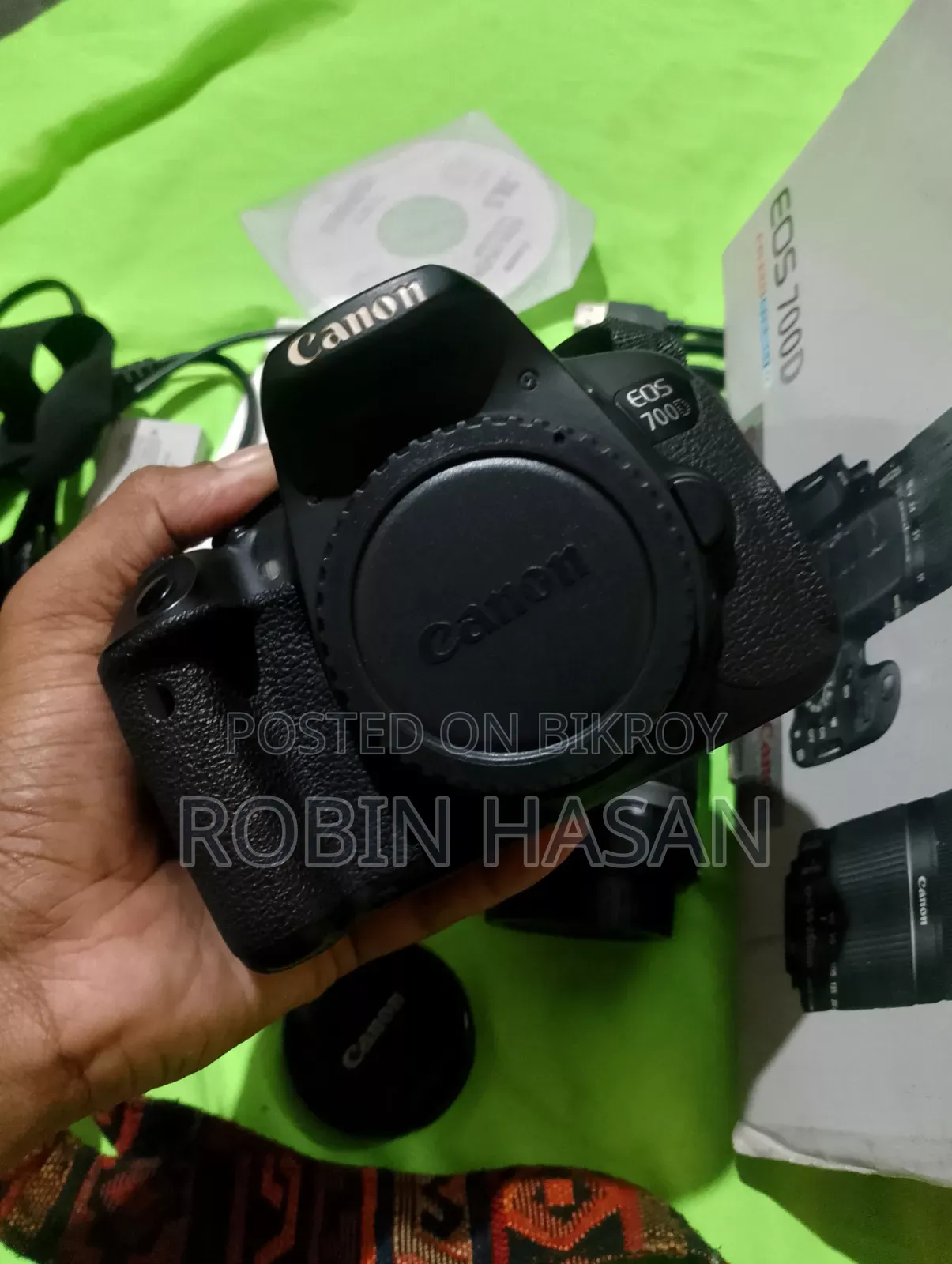 Canon 700d DSLR Camera With 55-250mm IS Zoom Lens