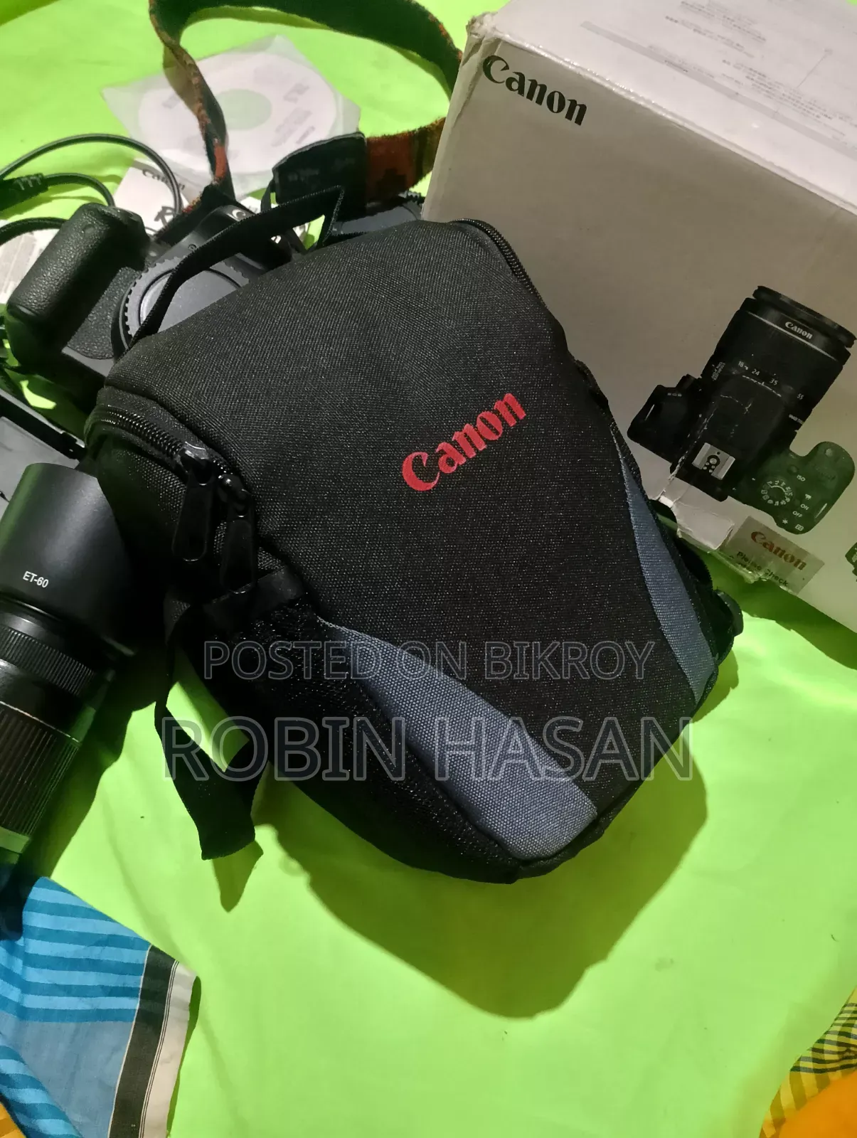 Canon 700d DSLR Camera With 55-250mm IS Zoom Lens