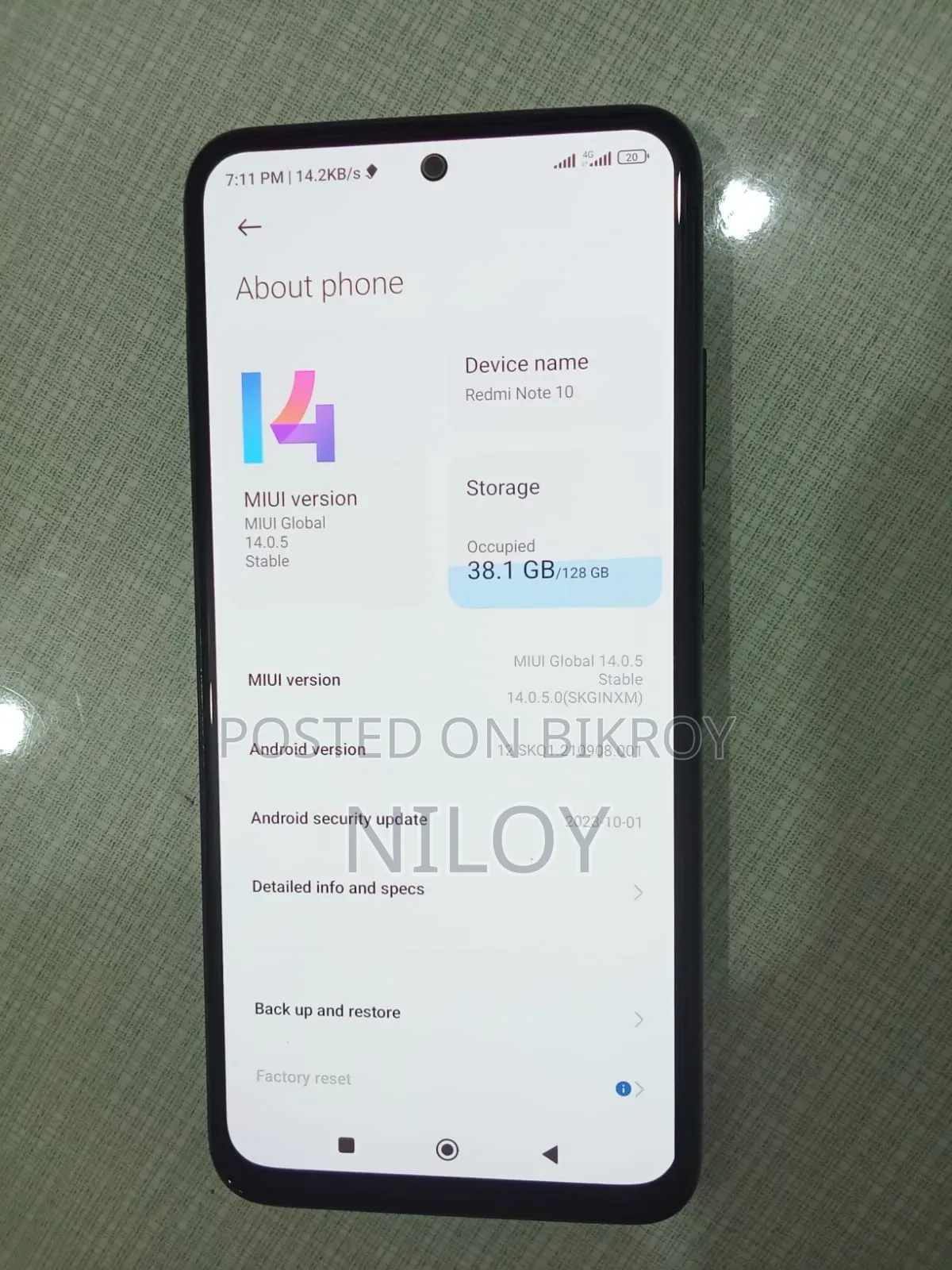 Xiaomi Redmi Note 10 128 GB Green