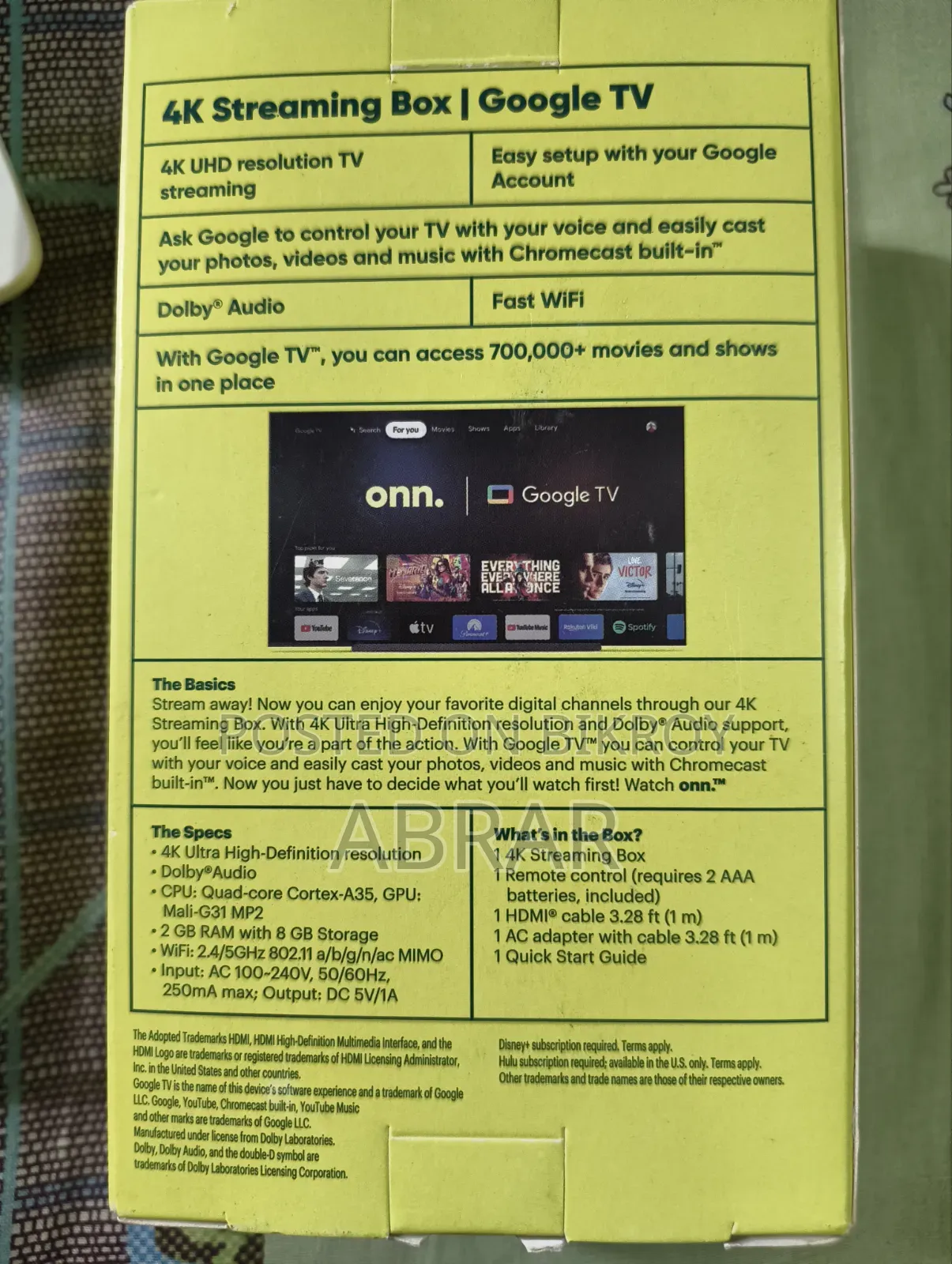 4k Streaming Box | Google TV