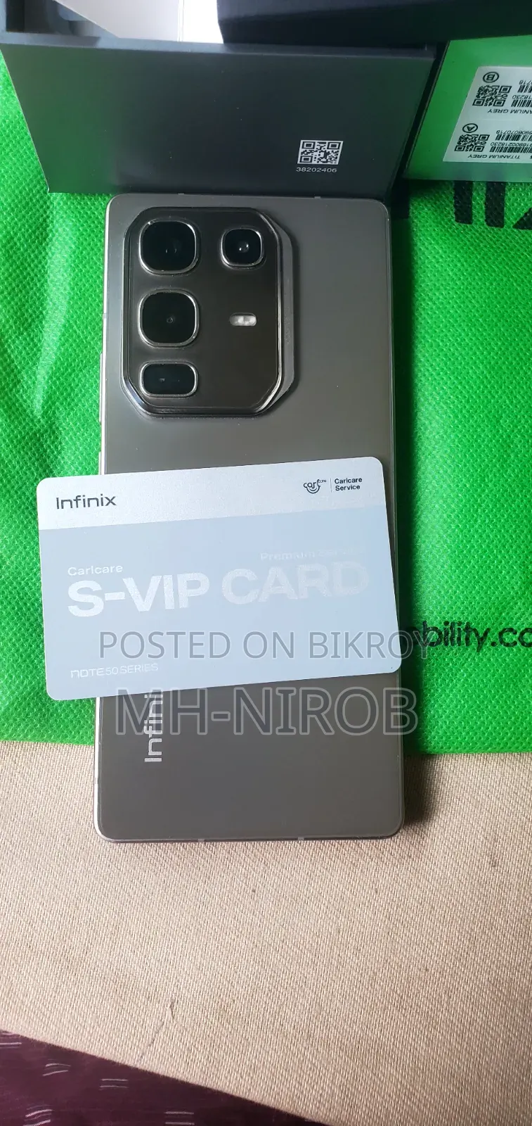 Infinix Note 50 Pro 256 GB Gray