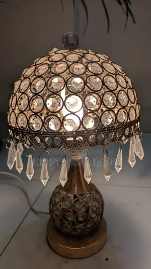 Elegant Crystal Table Lamp for Sale