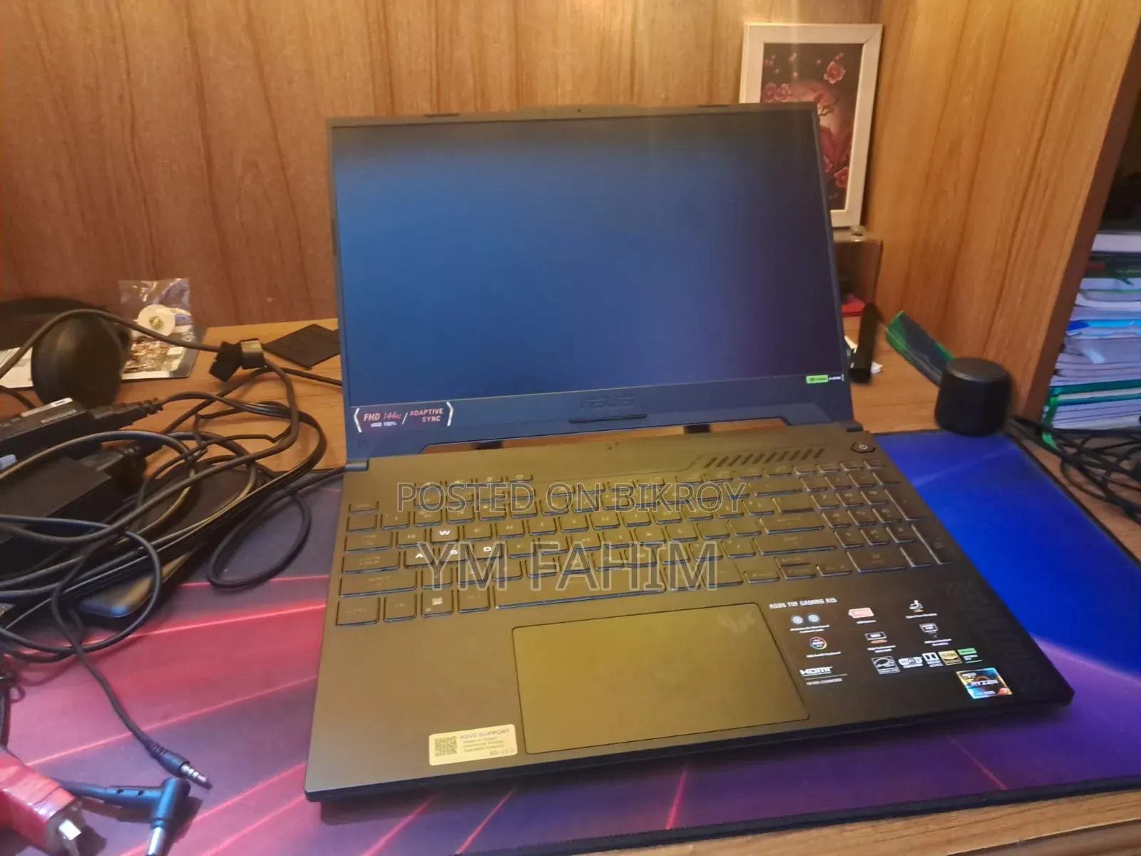 New Laptop Asus TUF Gaming A15 16GB AMD Ryzen 7 SSD 512GB
