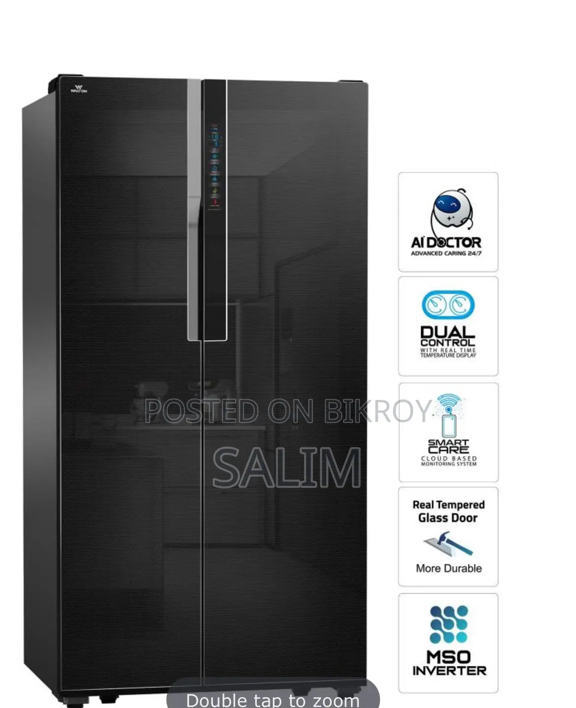 Walton No-frost Refrigerator 563L WNI-5F3-GDEL-DD