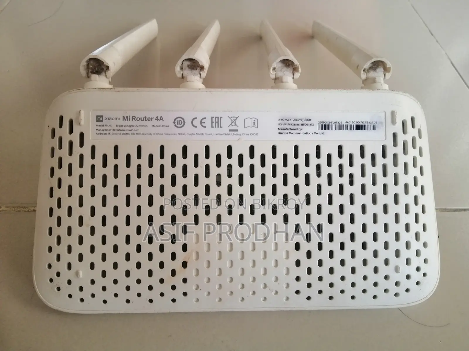 Mi Router 4a (Dual Band Router.)