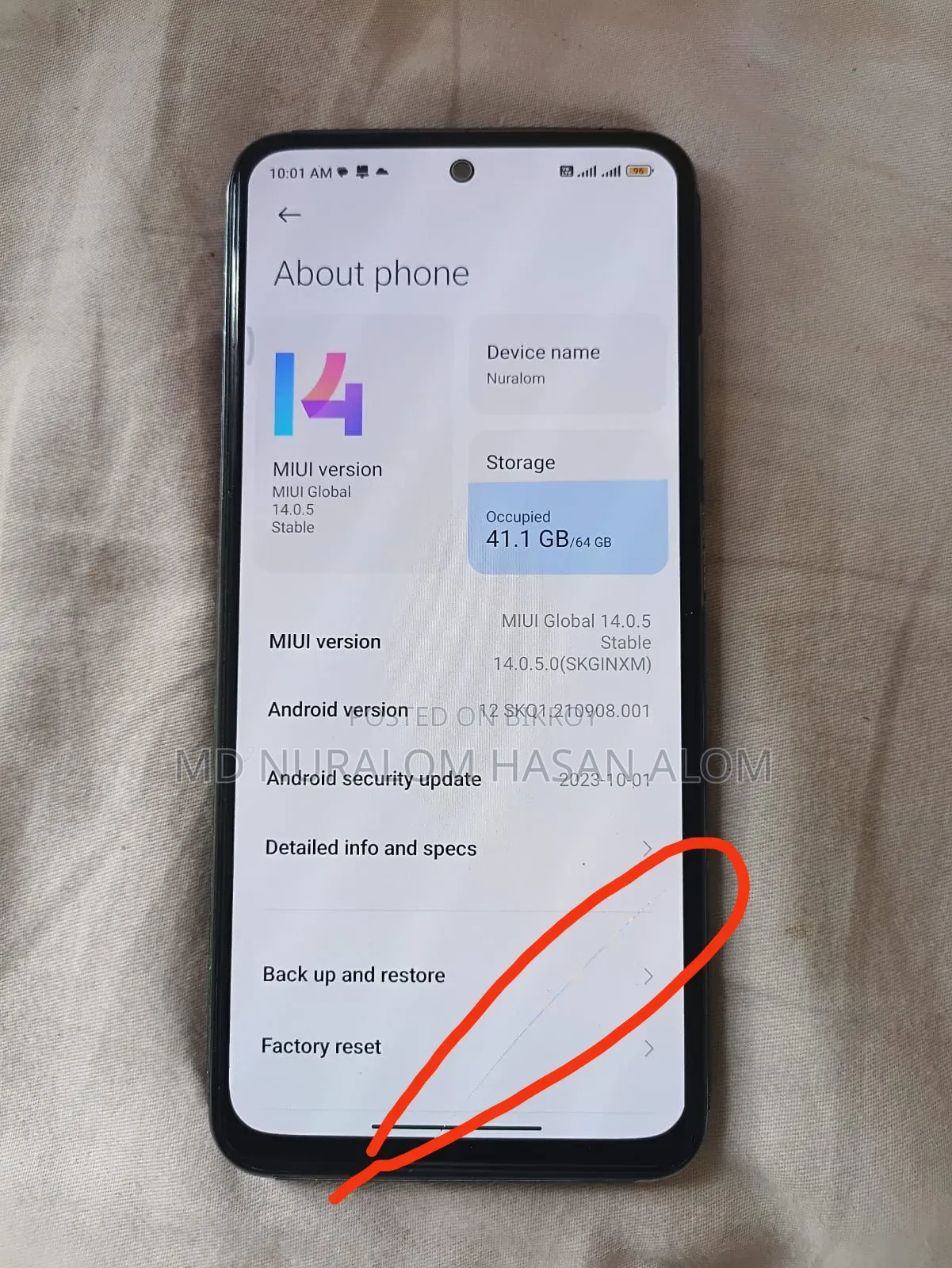 Xiaomi Redmi Note 10 64 GB White