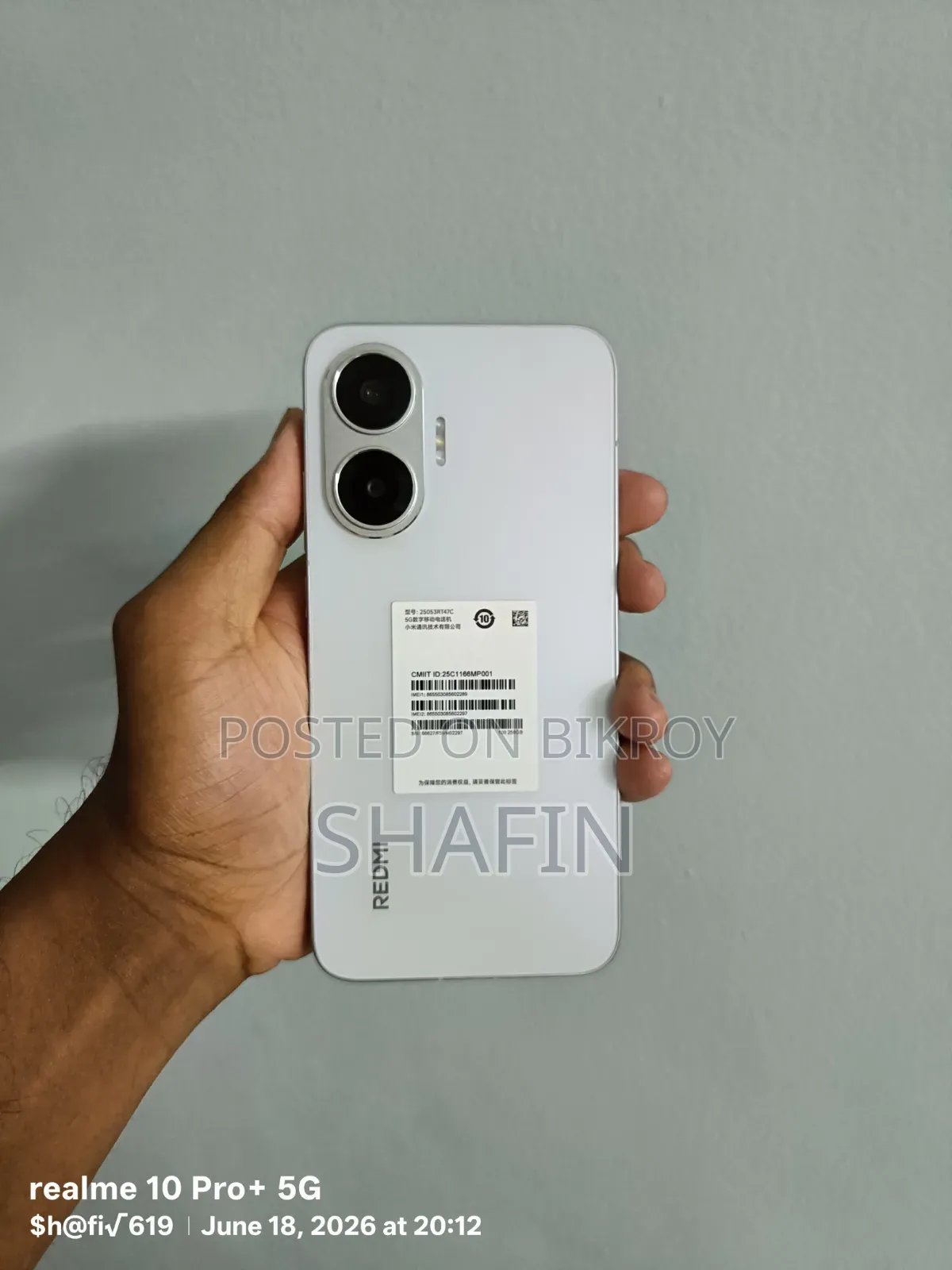 Xiaomi Redmi Turbo 4 Pro 256 GB White