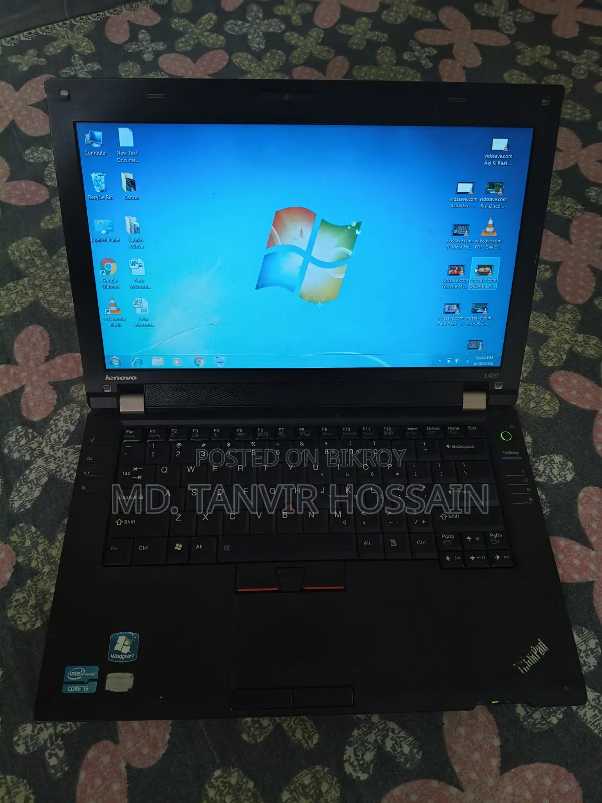 Laptop Lenovo 8GB Intel Core i5 SSD 128GB