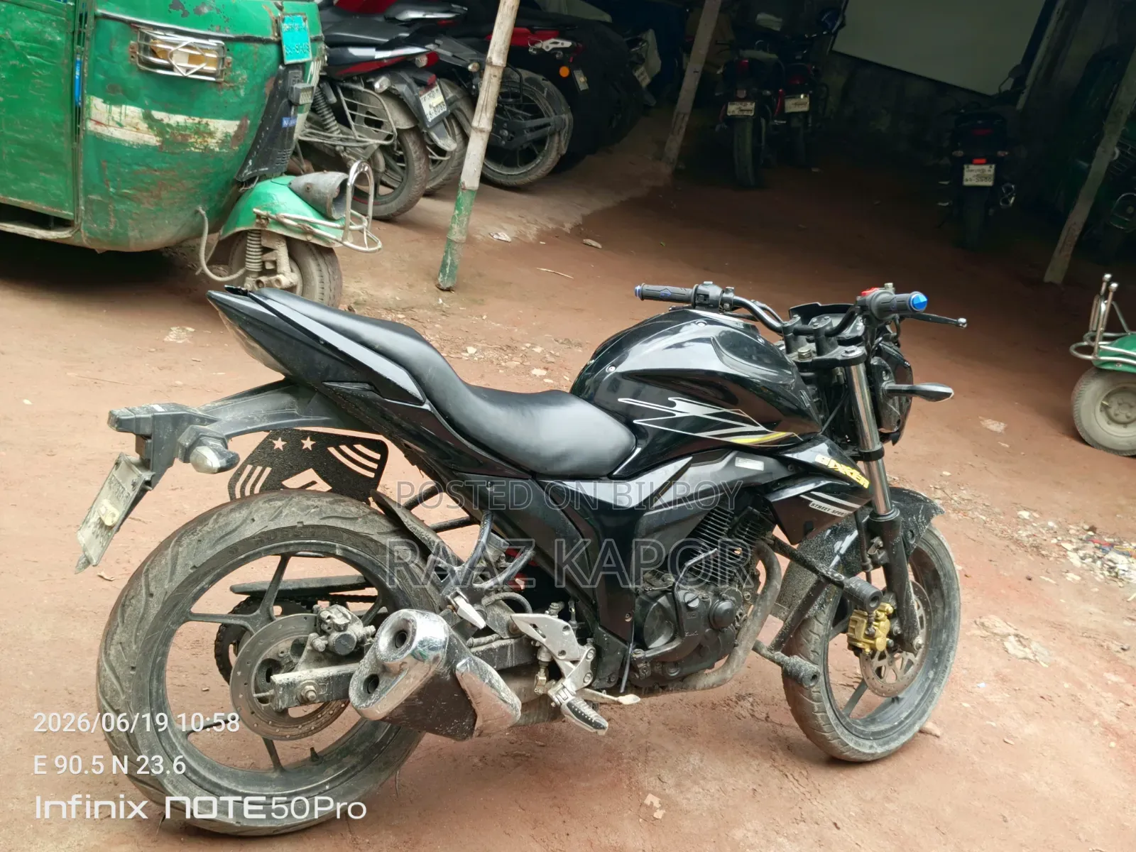 Suzuki Gixxer Monotone 2019 Black