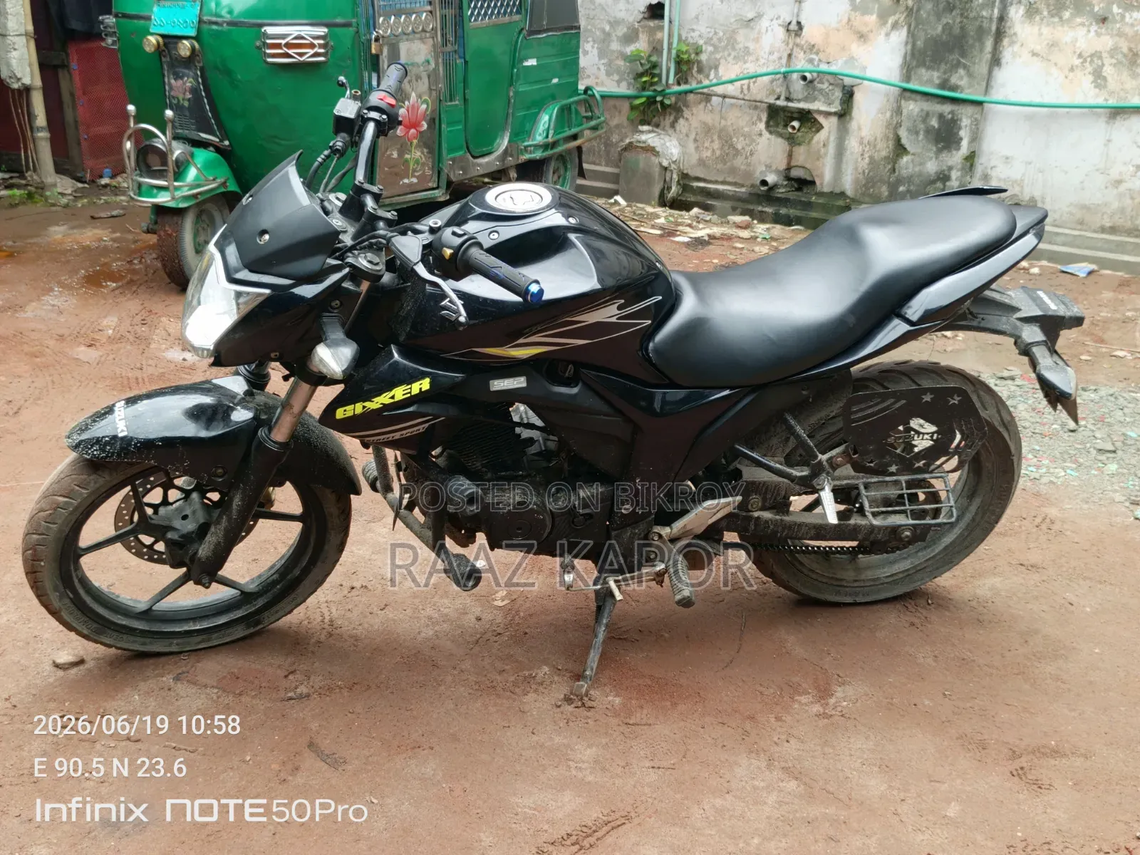 Suzuki Gixxer Monotone 2019 Black