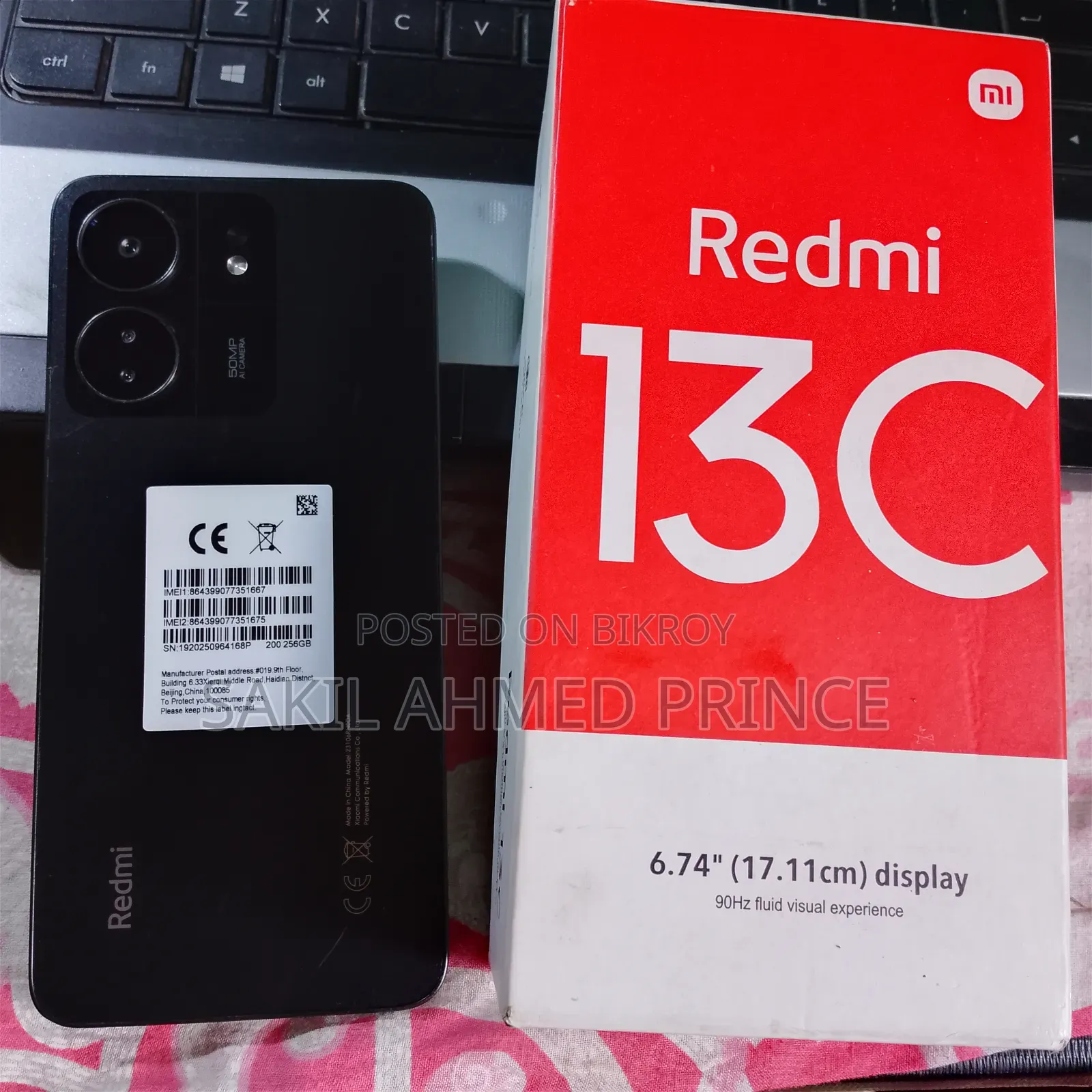 Xiaomi Redmi 13C 256 GB Black