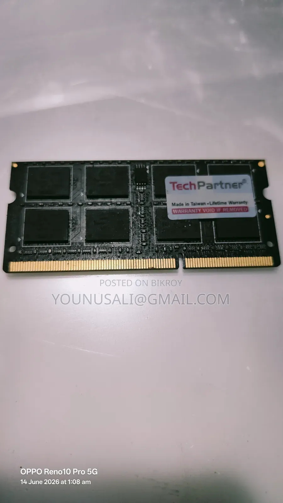 RAM for Laptop 8GB