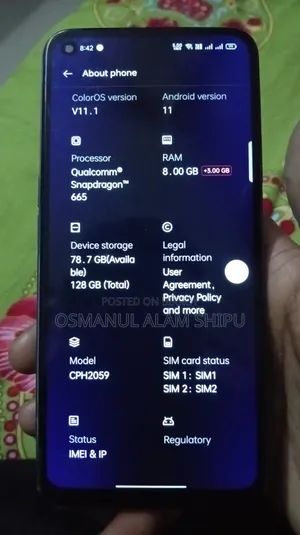 Oppo A92 128 GB Purple