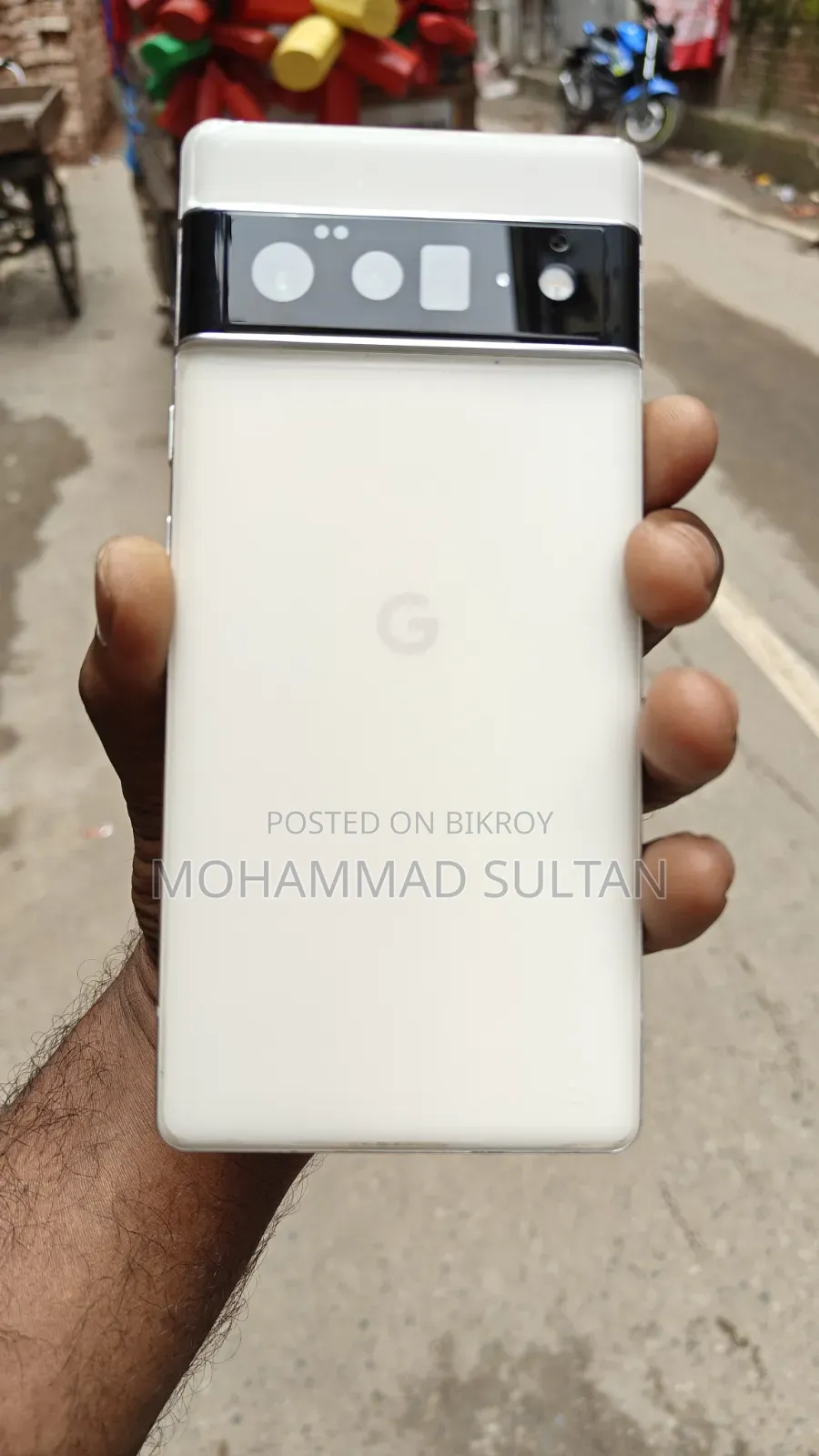 গুগল পিক্সেল ৬ প্রো ১২৮ জিবি হোয়াইট