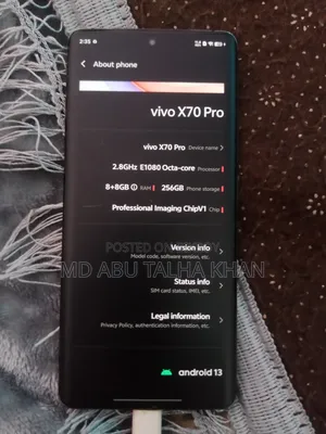 Vivo X70 Pro 256 GB Black