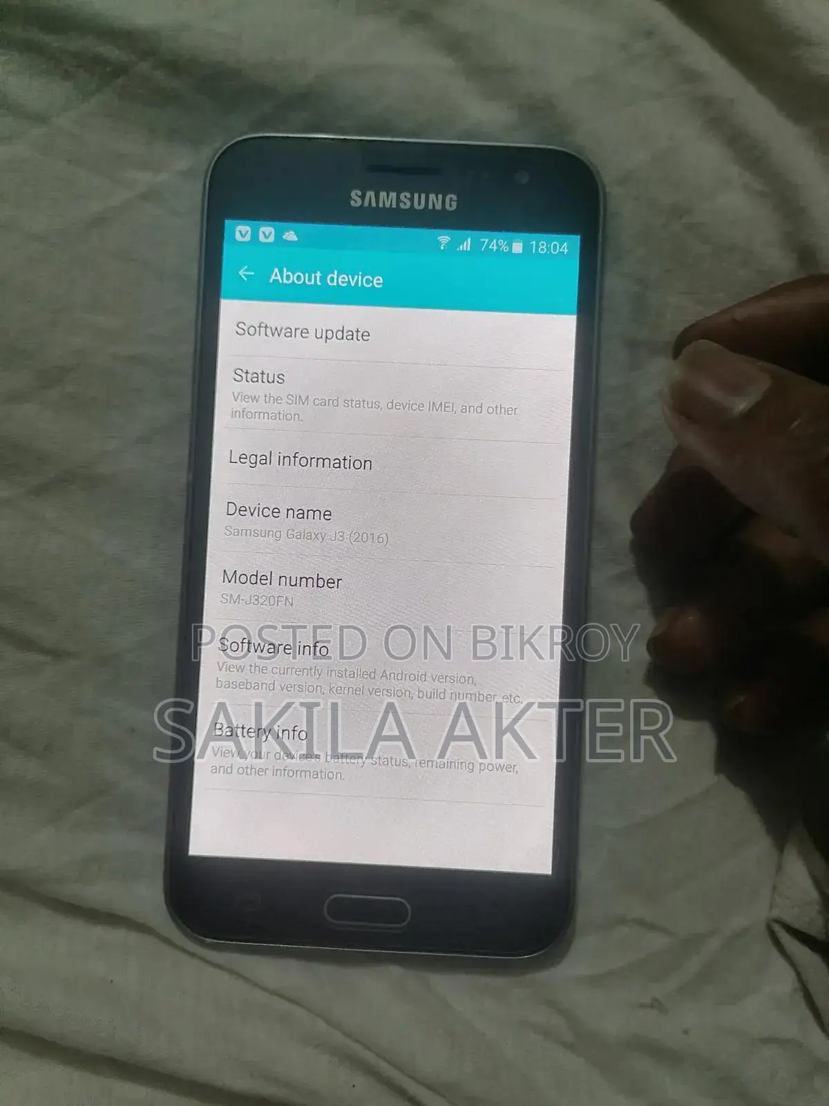 Samsung Galaxy J3 8 GB Black