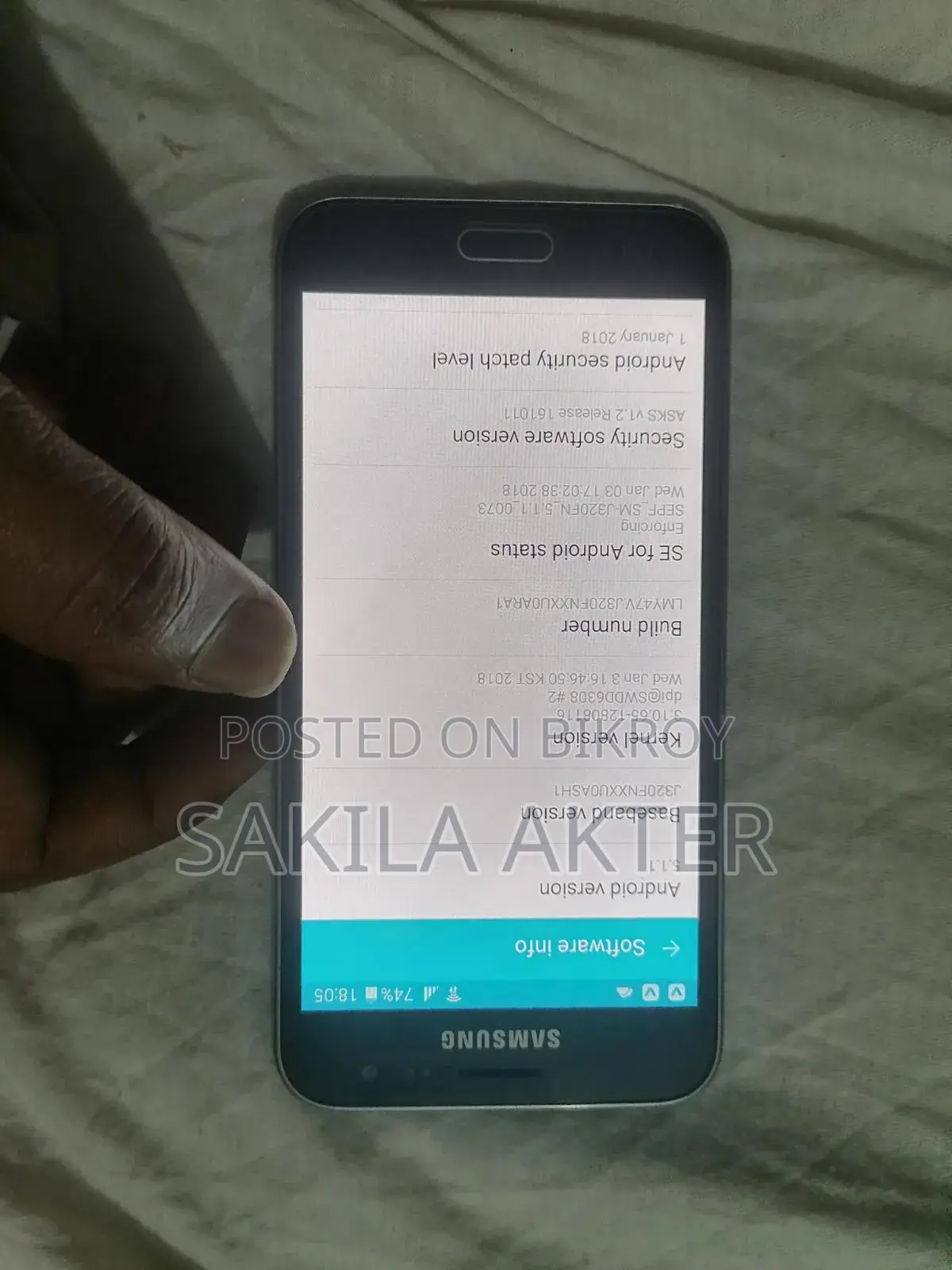 Samsung Galaxy J3 8 GB Black